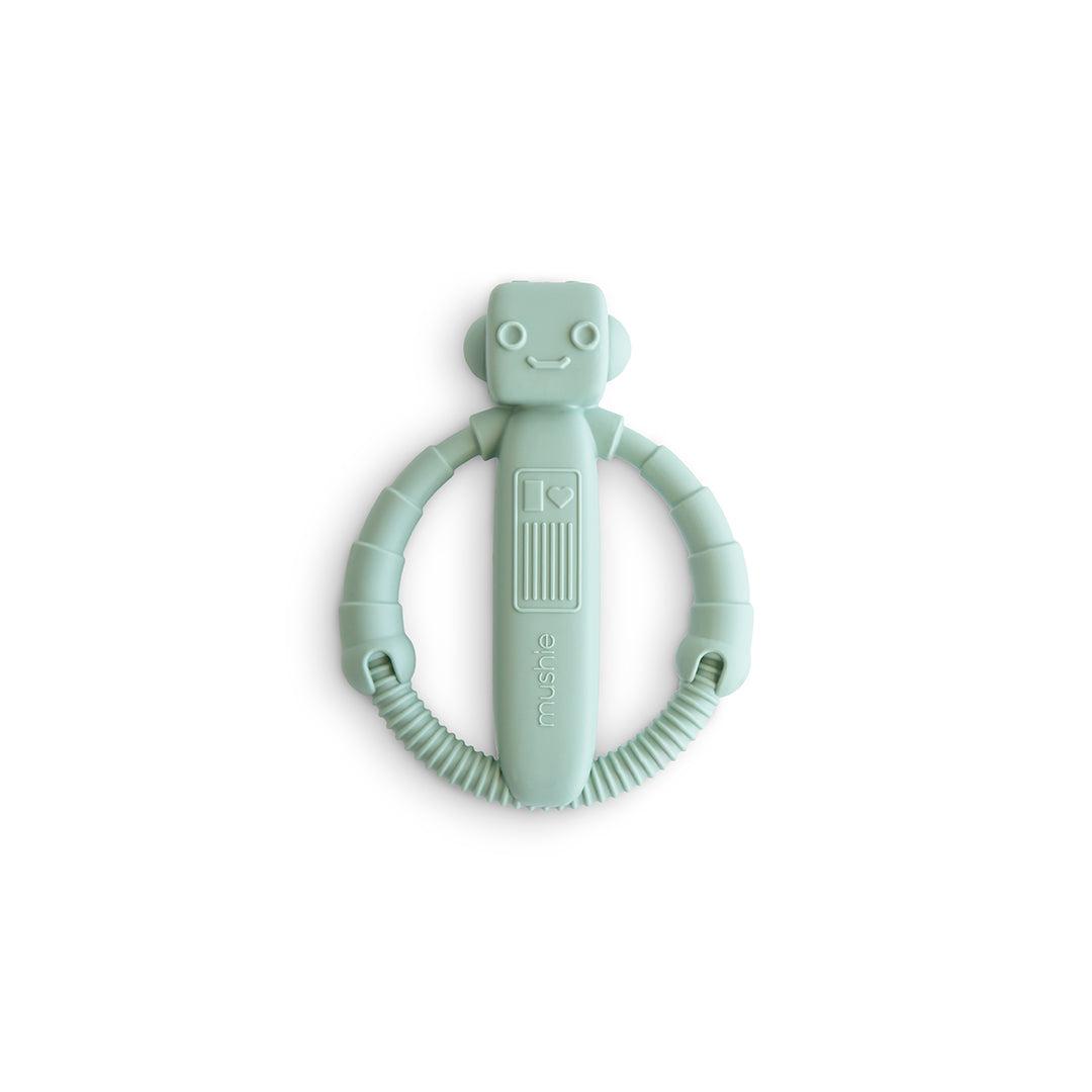  Mushie Robot Rattle Teether - Cambridge Blue、mySite、merchandisen
