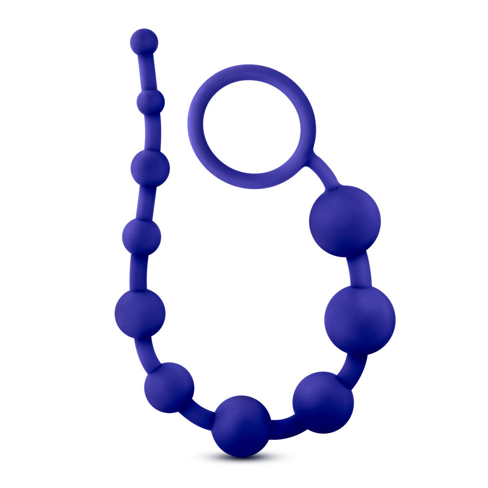 Luxe By Blush® | Indigo 12.5-Inch Anal Beads、mySite、bottomscart