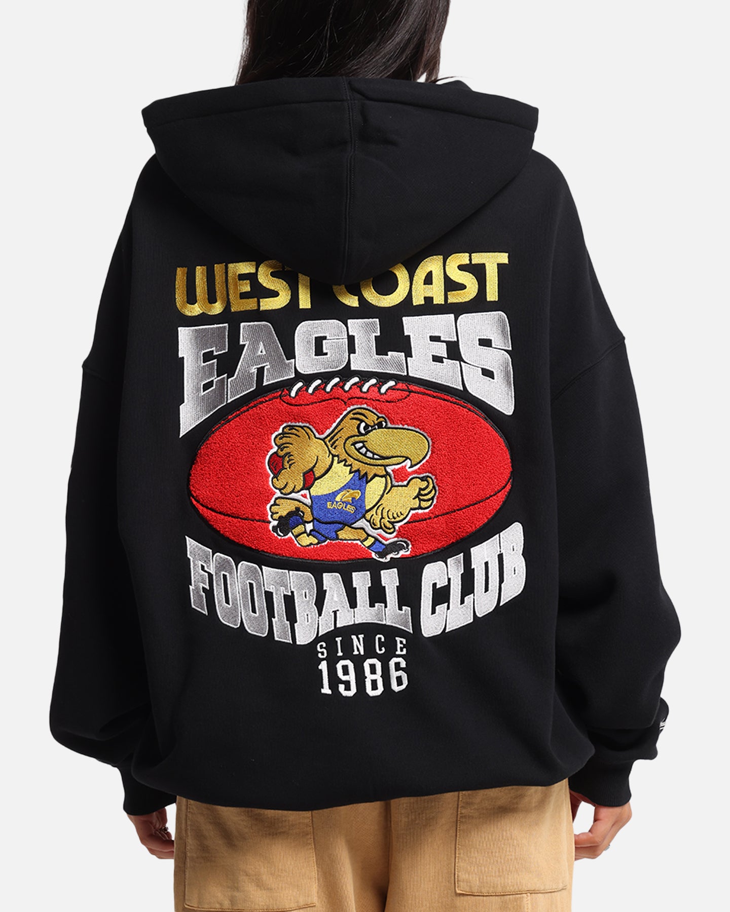 Mitchell & Ness West Coast Eagles Team Hoodie Solid Black、mySite、zt4zffjzw