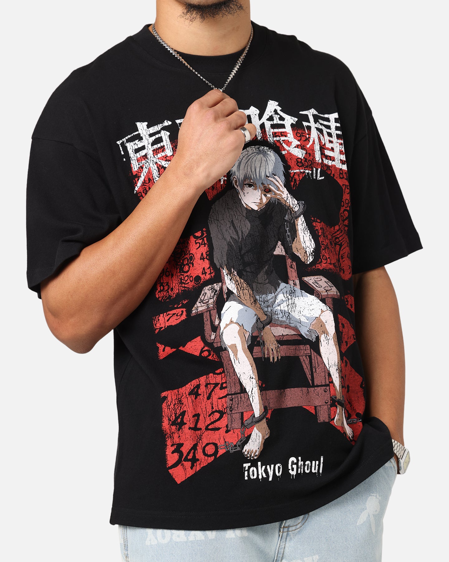 73 Studio X Tokyo Ghoul 1000 Minus 7 T-Shirt Black、mySite、zt4zffjzw
