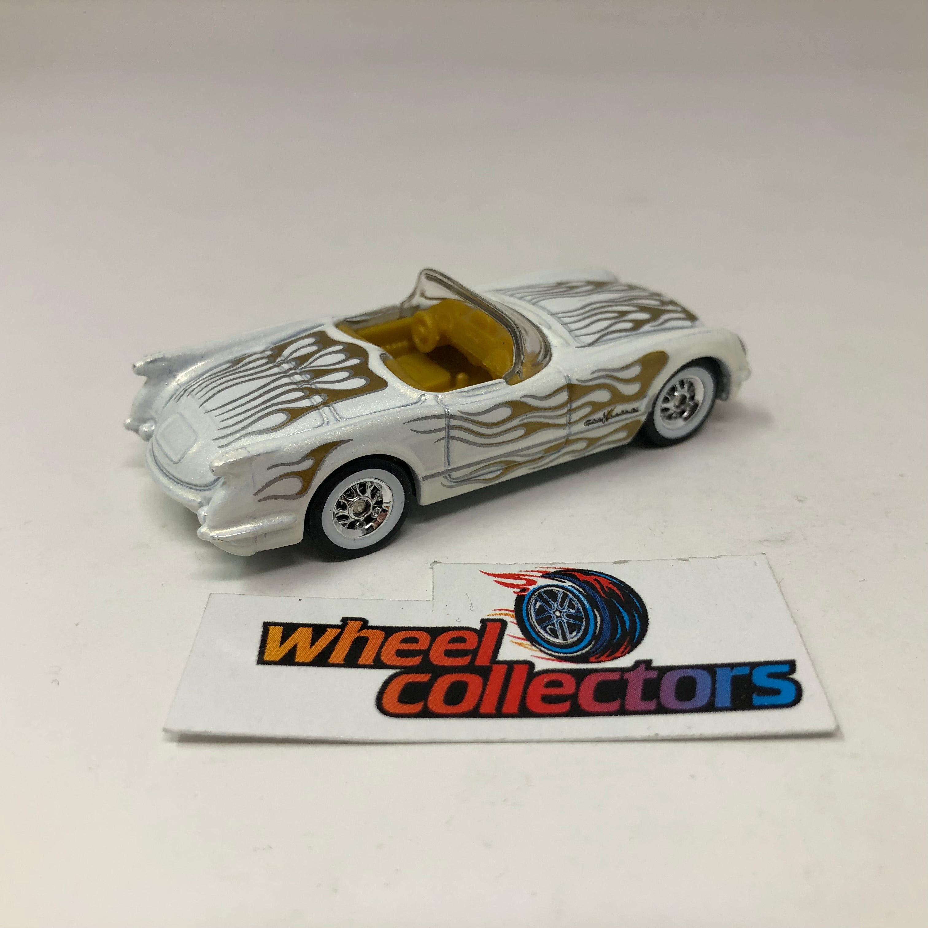 '55 Corvette * White * Hot Wheels Loose 1:64 Scale、mySite、hgirdovlk