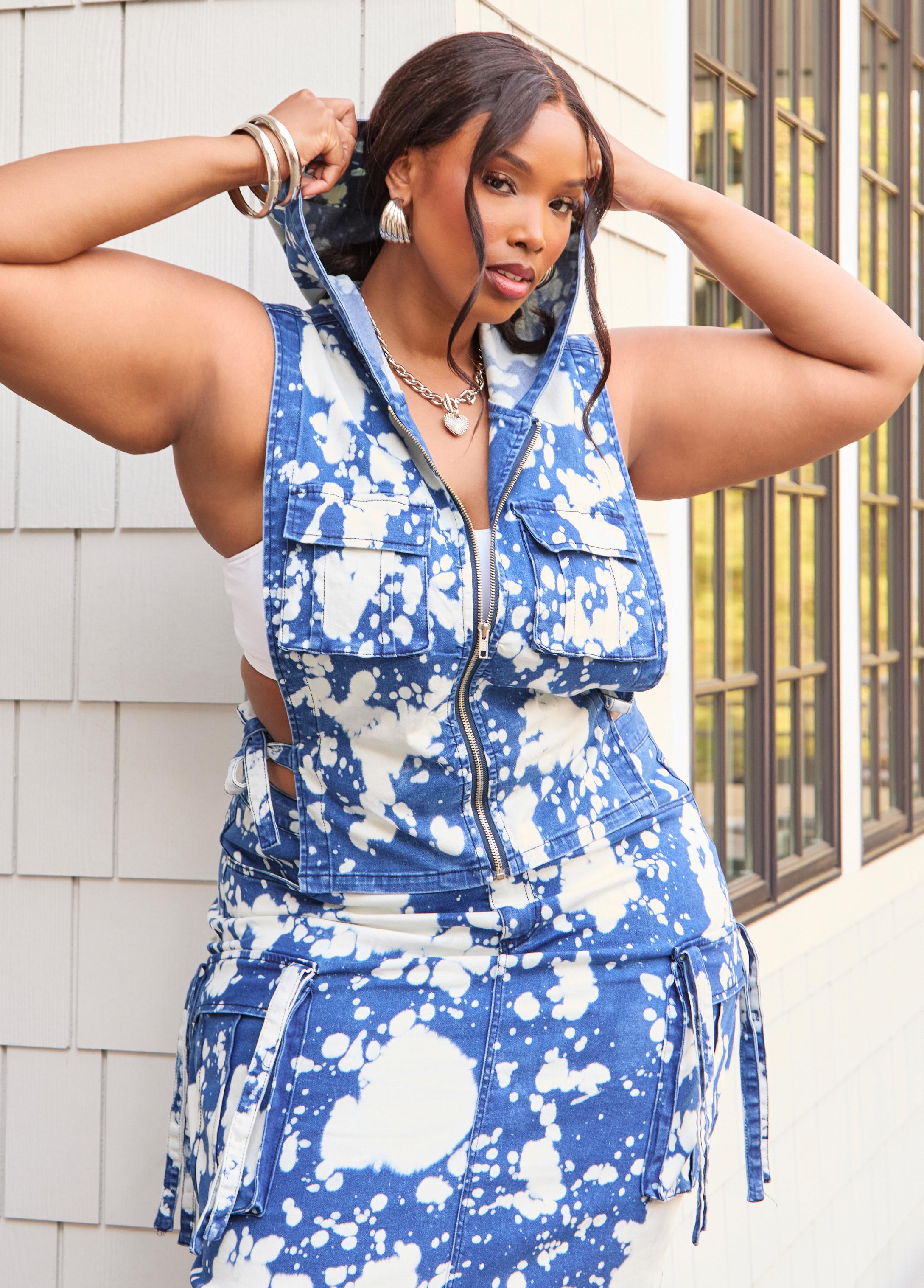 Bleach Denim Vest、mySite、bengalsvssteelers