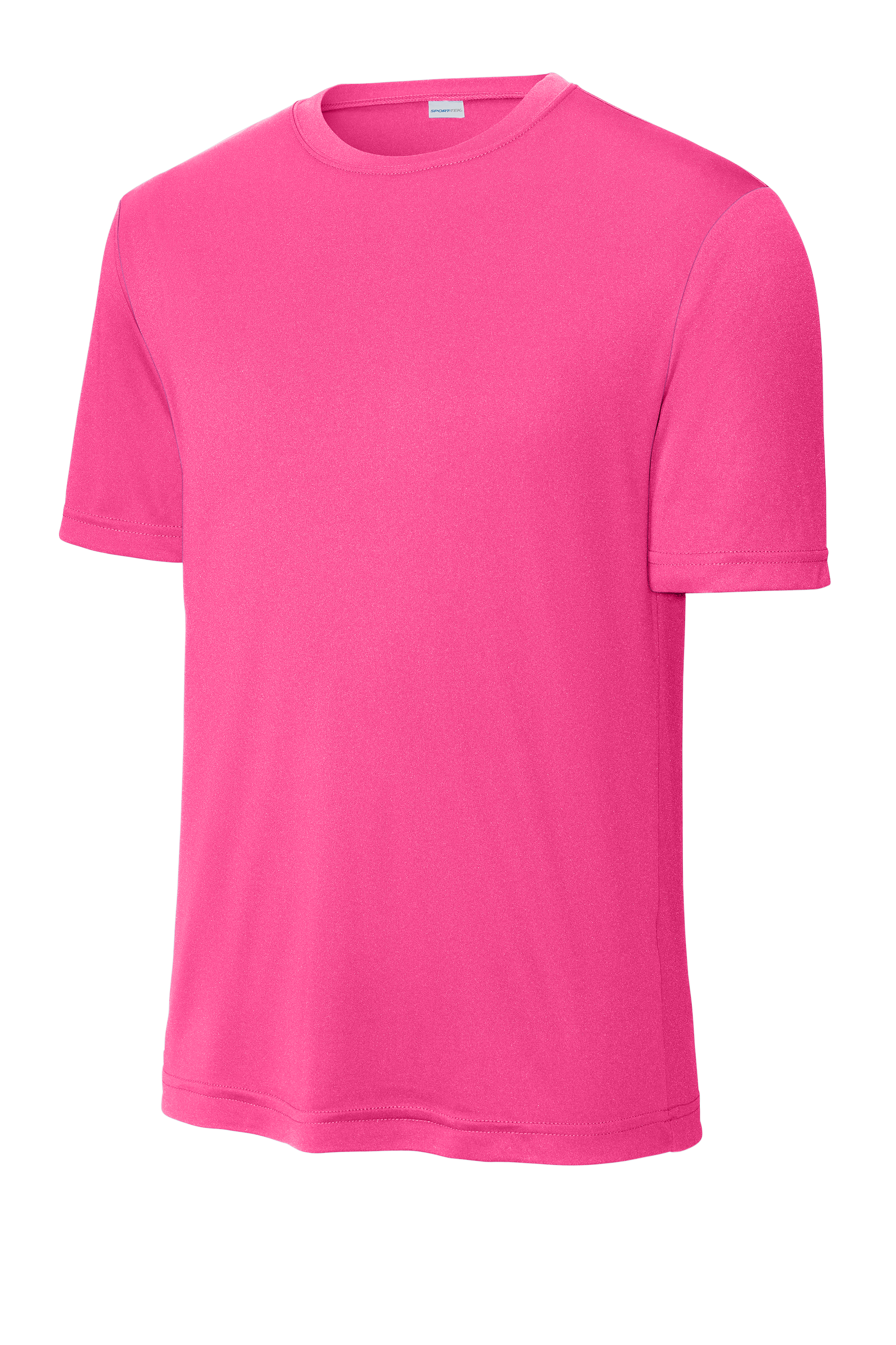 Sport-Tek Youth PosiCharge Competitor Tee - Neon Pink、mySite、noshort