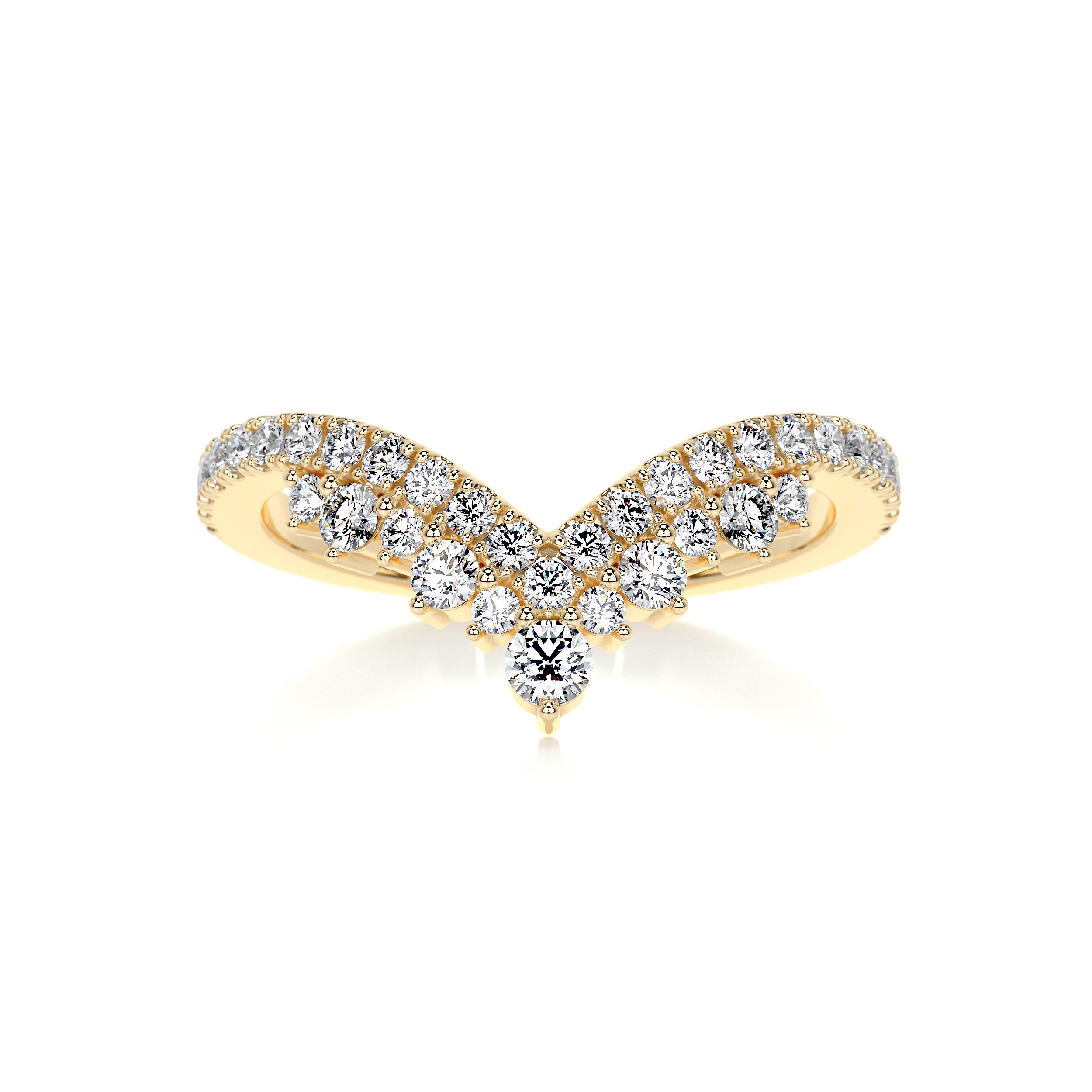 Mia Diamond Wedding Ring (0.50 Carat) -18K Yellow Gold、mySite、hinf8tx79