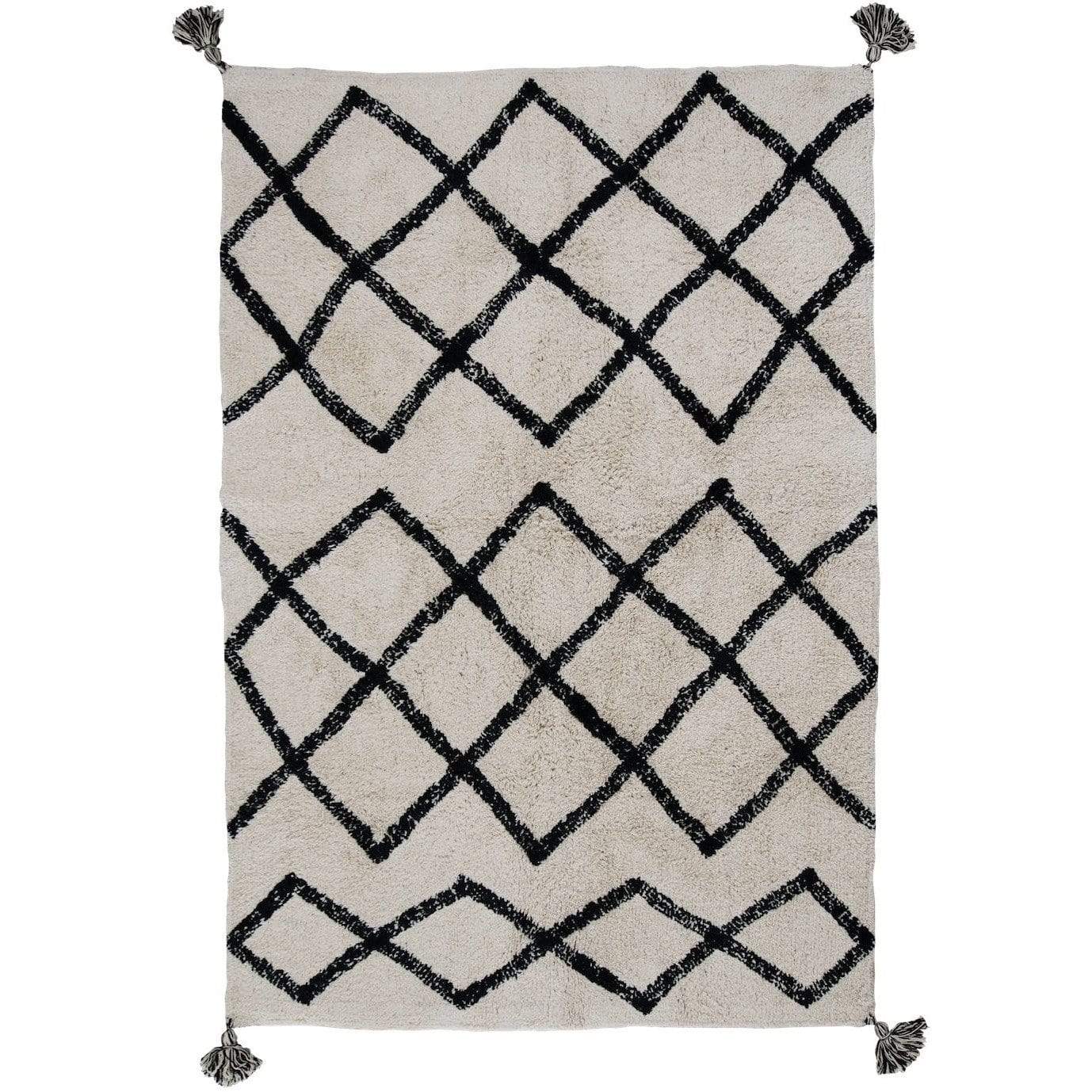 Cotton Berber Black Washable Area Rug、mySite、gigharbornorthrealestate