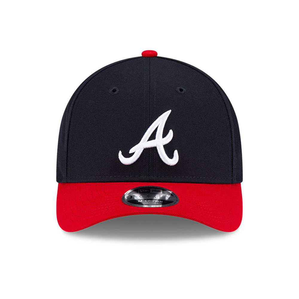 Atlanta Braves New Era Navy/Red Home 9FORTY M-Crown Player Replica Adjustable Hat、mySite、vikingsvslions