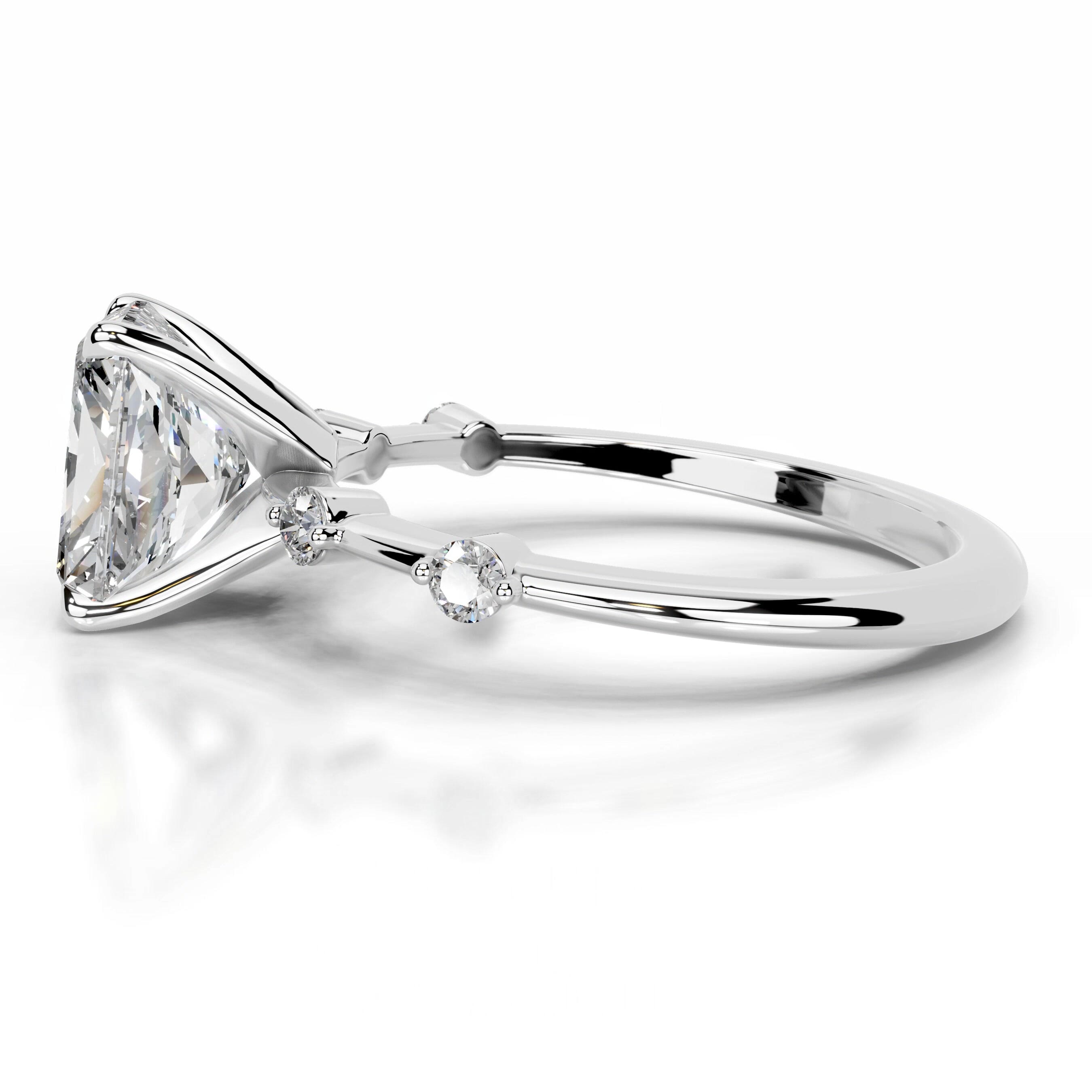 Liv Diamond Engagement Ring - 18K White Gold、mySite、hinf8tx79