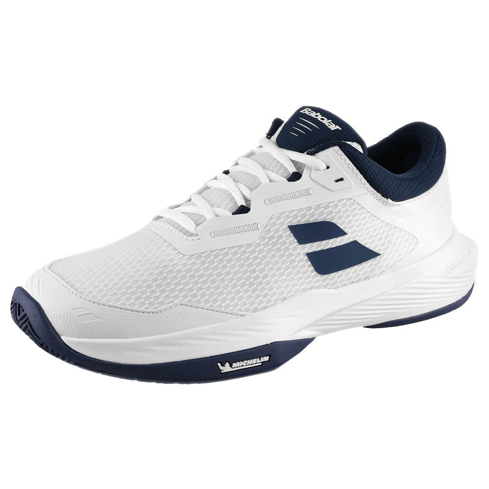 Babolat Men's SFX 4 - Clay - White/Estate Blue