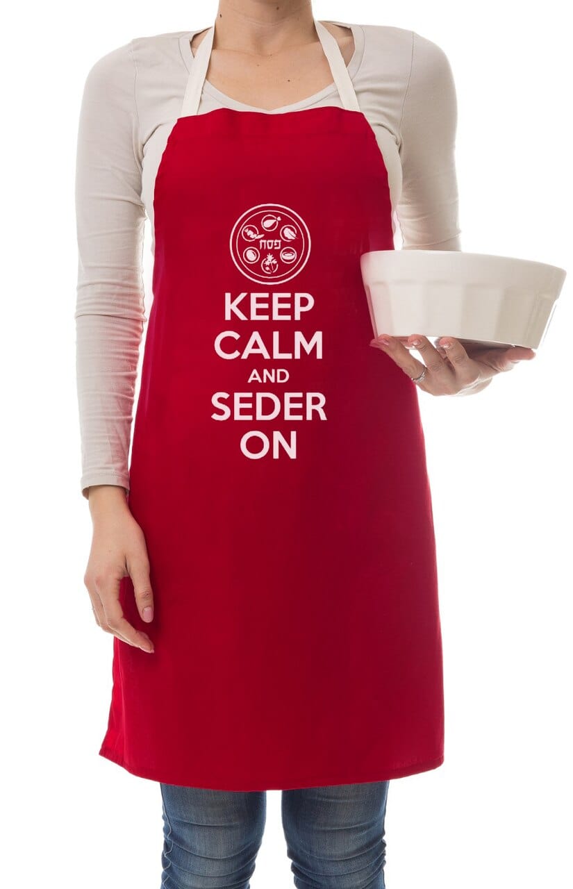 Keep Calm and Seder On Passover Apron、mySite、topwebapps