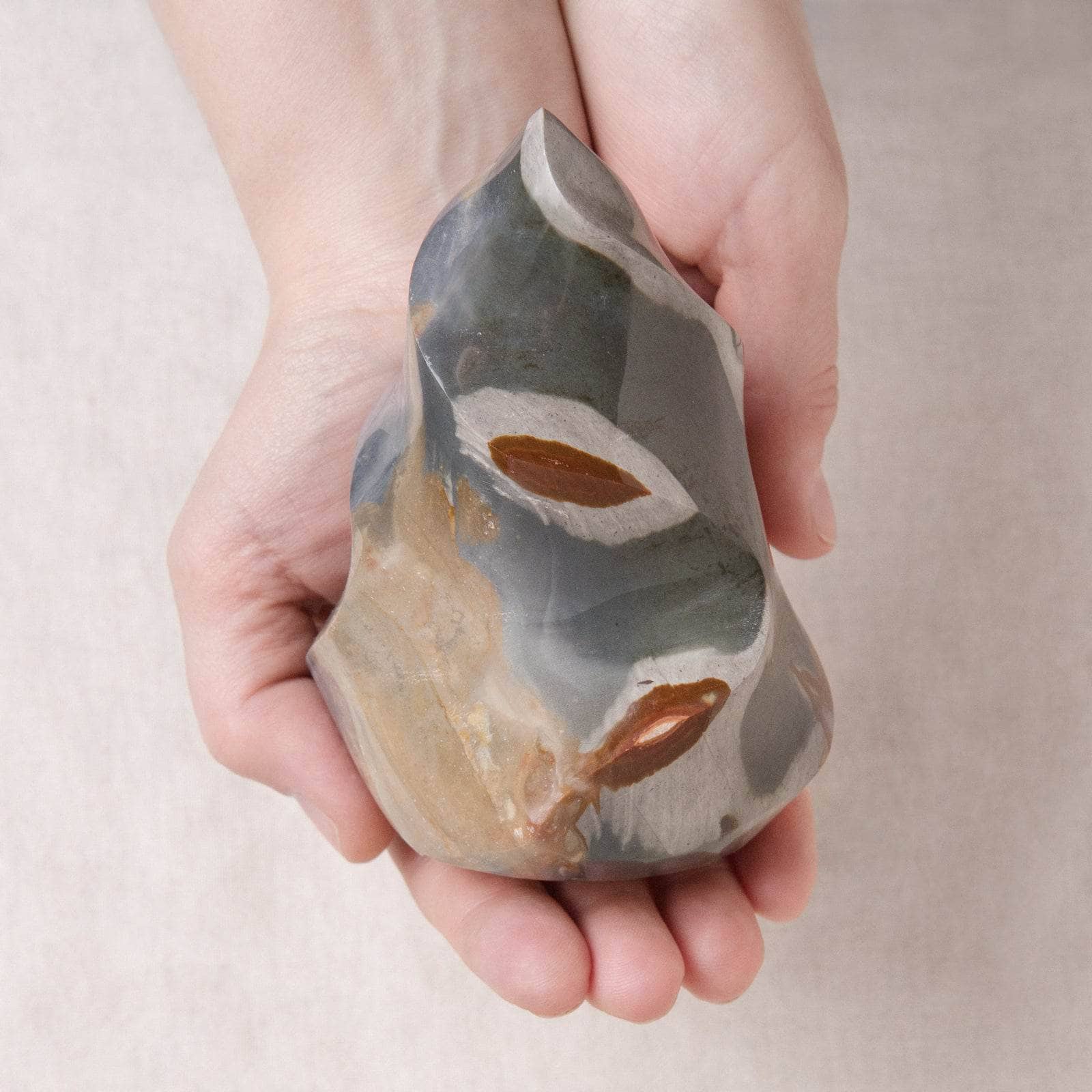 Polychrome (Desert Magic) Jasper Freeform Flame Crystals、mySite、hinf8tx79