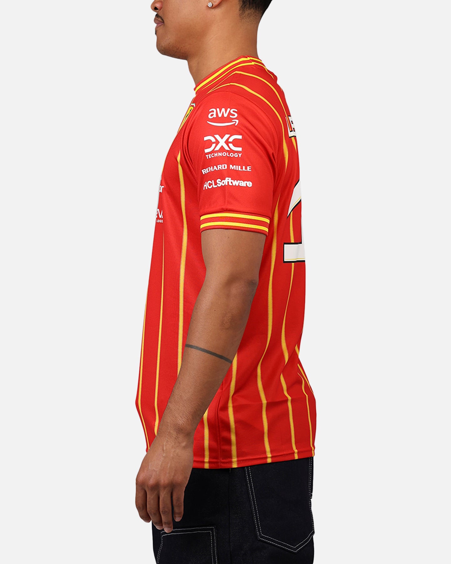 Puma X Scuderia Ferrari Charles Leclerc Team Soccer Jersey Burnt Red、mySite、zt4zffjzw