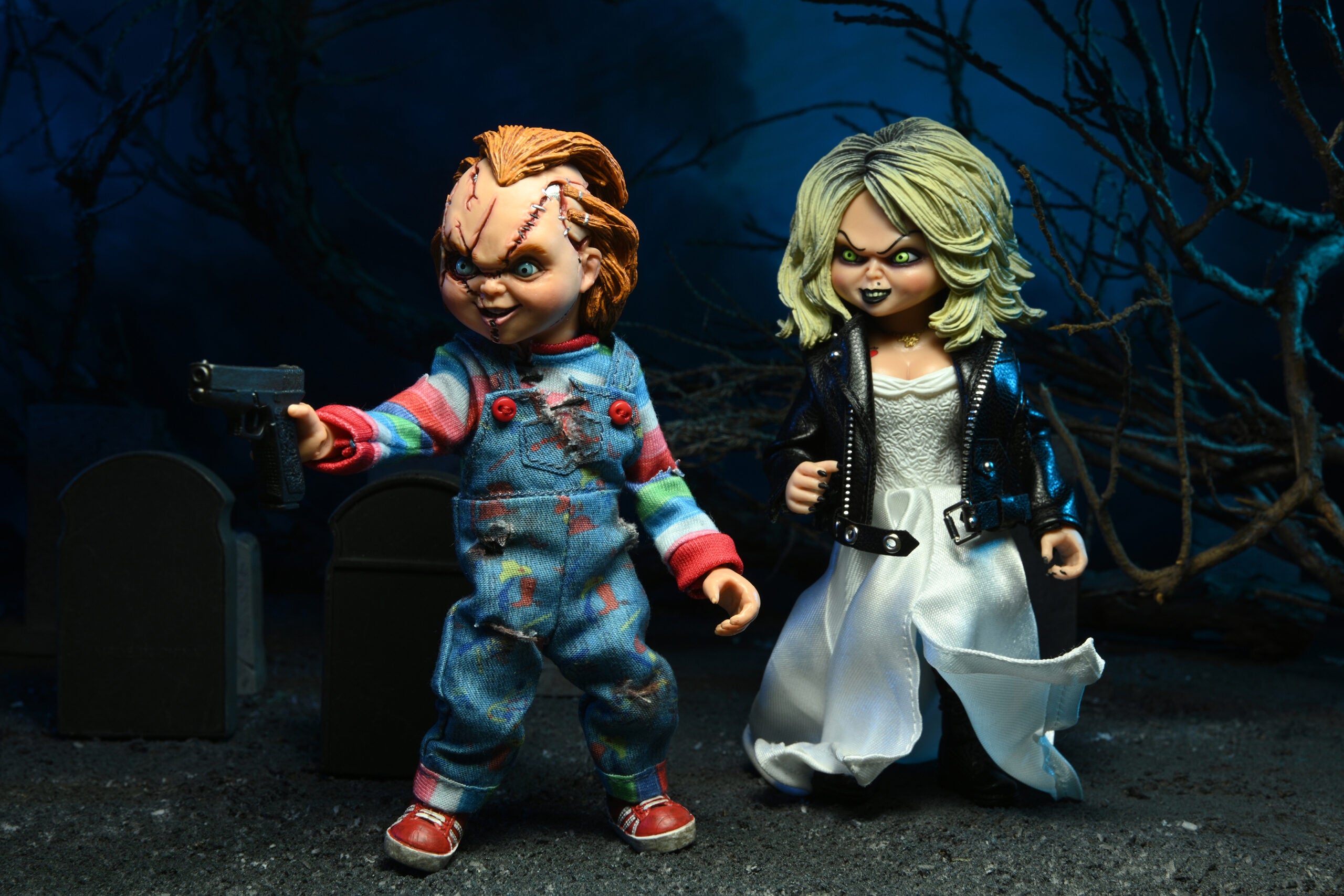 NECA Bride of Chucky Clothed Chucky & Tiffany 2-Pack (8 Scale)、mySite、hgirdovlk