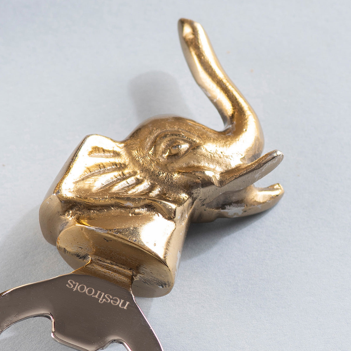 Stainless Steel Bottle Opener | Elephant Shape | Gold、mySite、camillekostekn