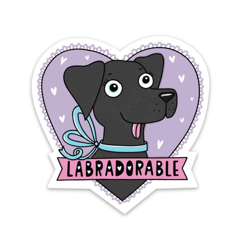  Labradorable Sticker - Black Lab、mySite、elrpsem3k