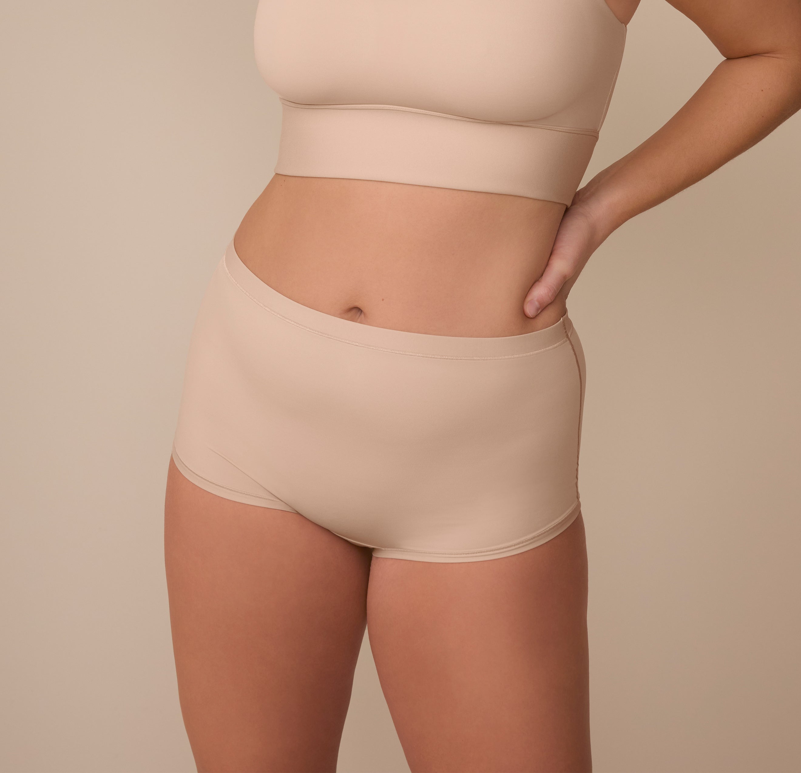 Bliss Boyshort - Beige、mySite、bengalsvssteelers