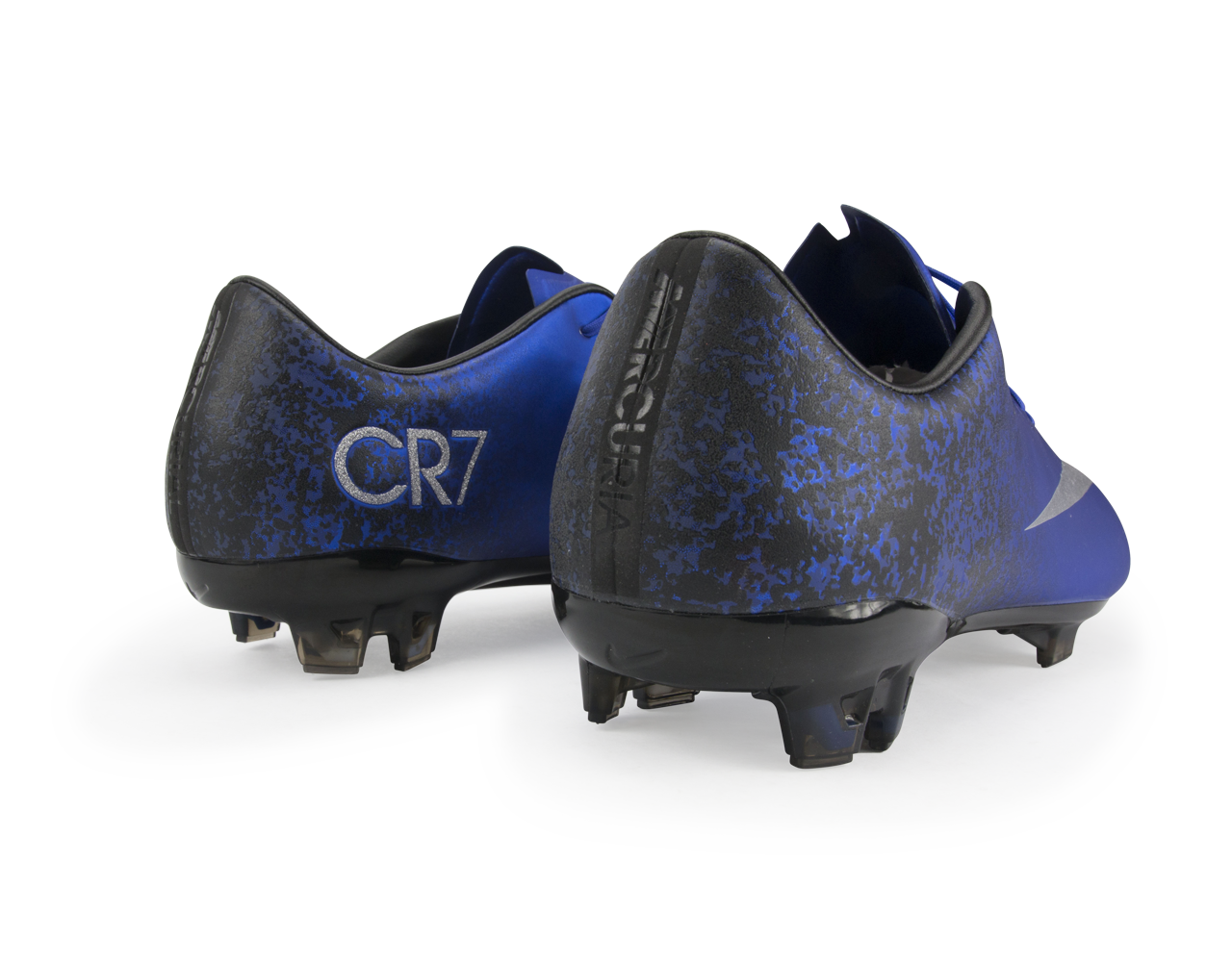 Nike Men's Mercurial Vapor X CR7 FG Deep Royal Blue/Metallic Silver、mySite、noshort