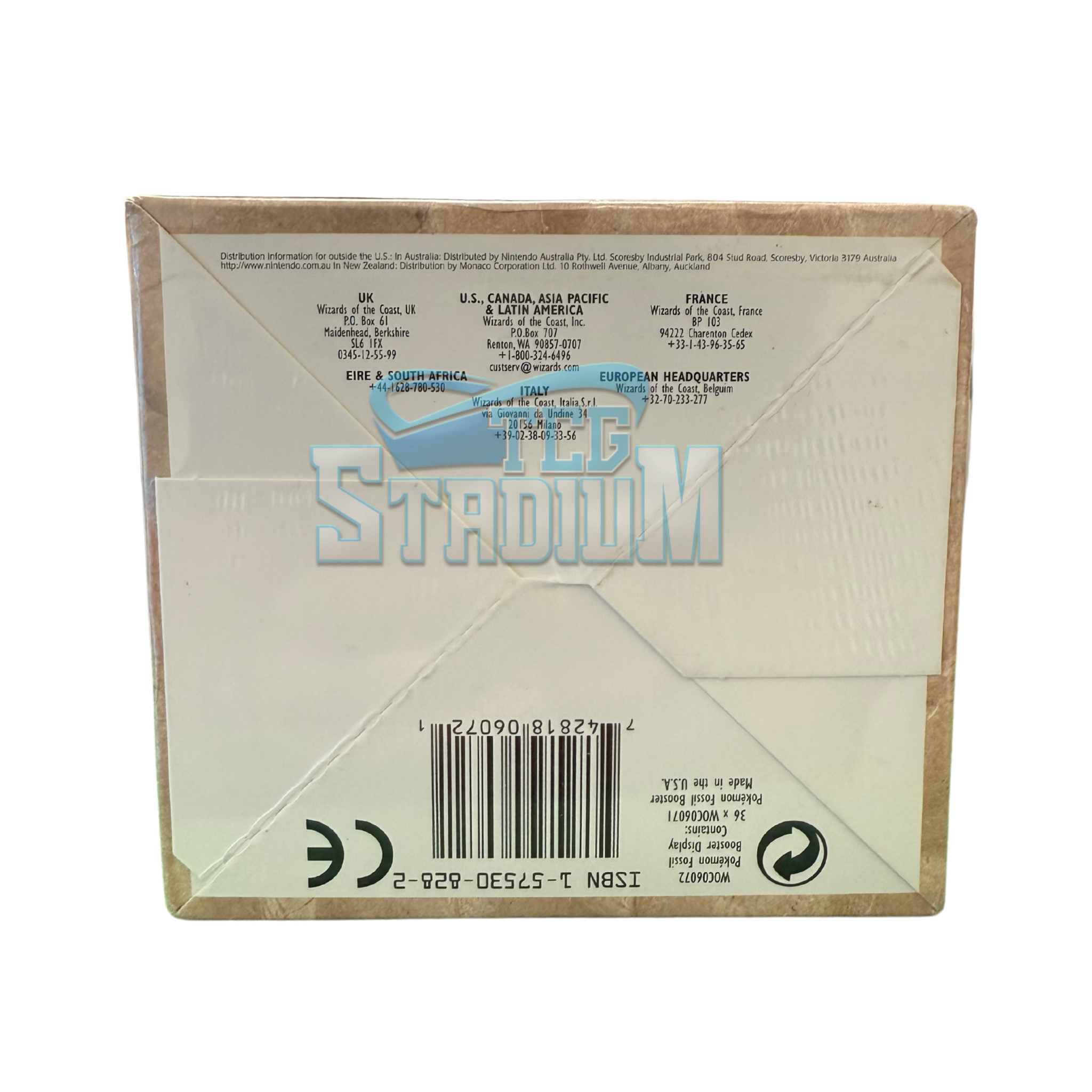 CERTIFIED AUTHENTIC Fossil Booster Box - 1st Edition Printing - Sealed 1999 WOTC、mySite、waistdrama