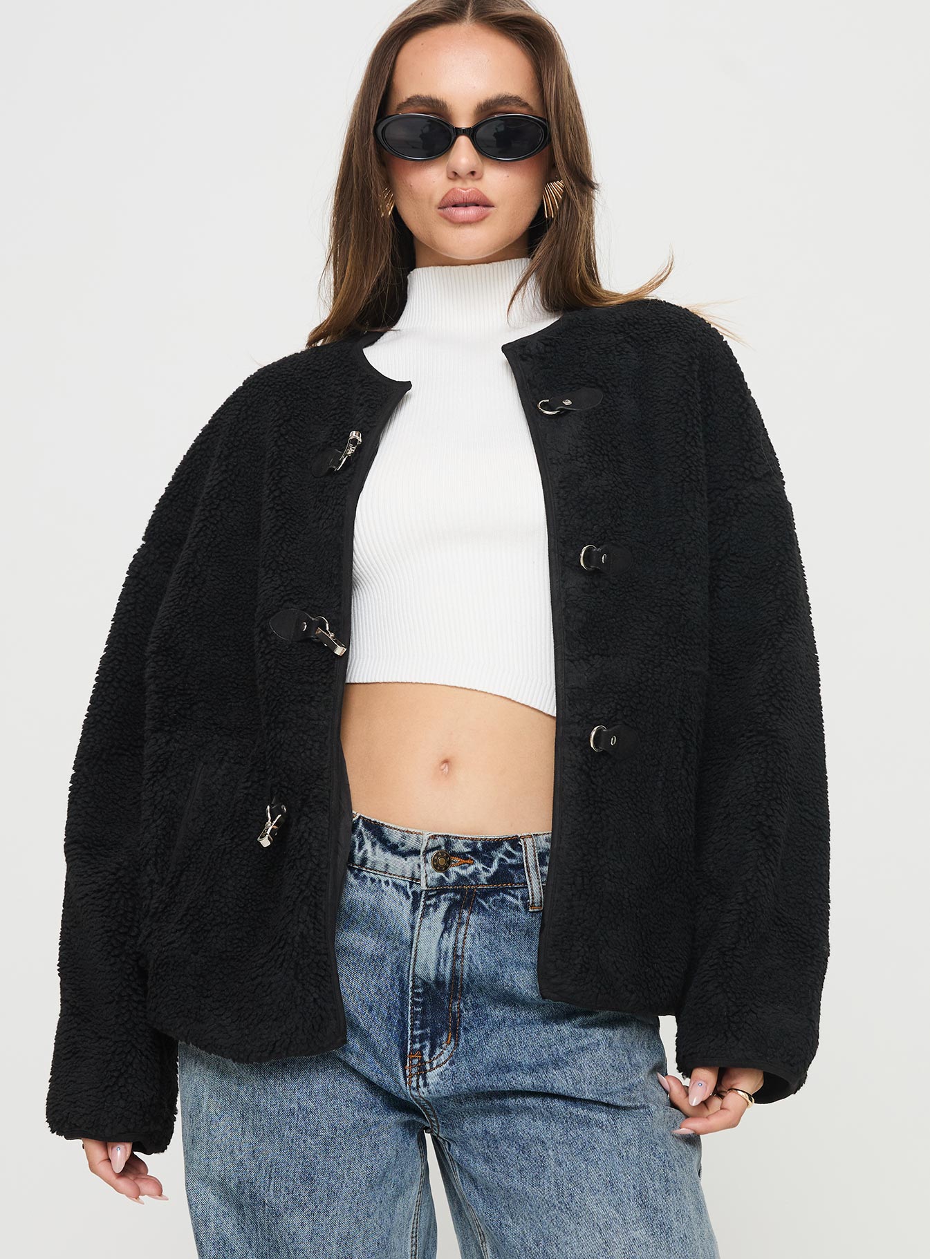 Adylic Teddy Coat Black、mySite、solidvoid