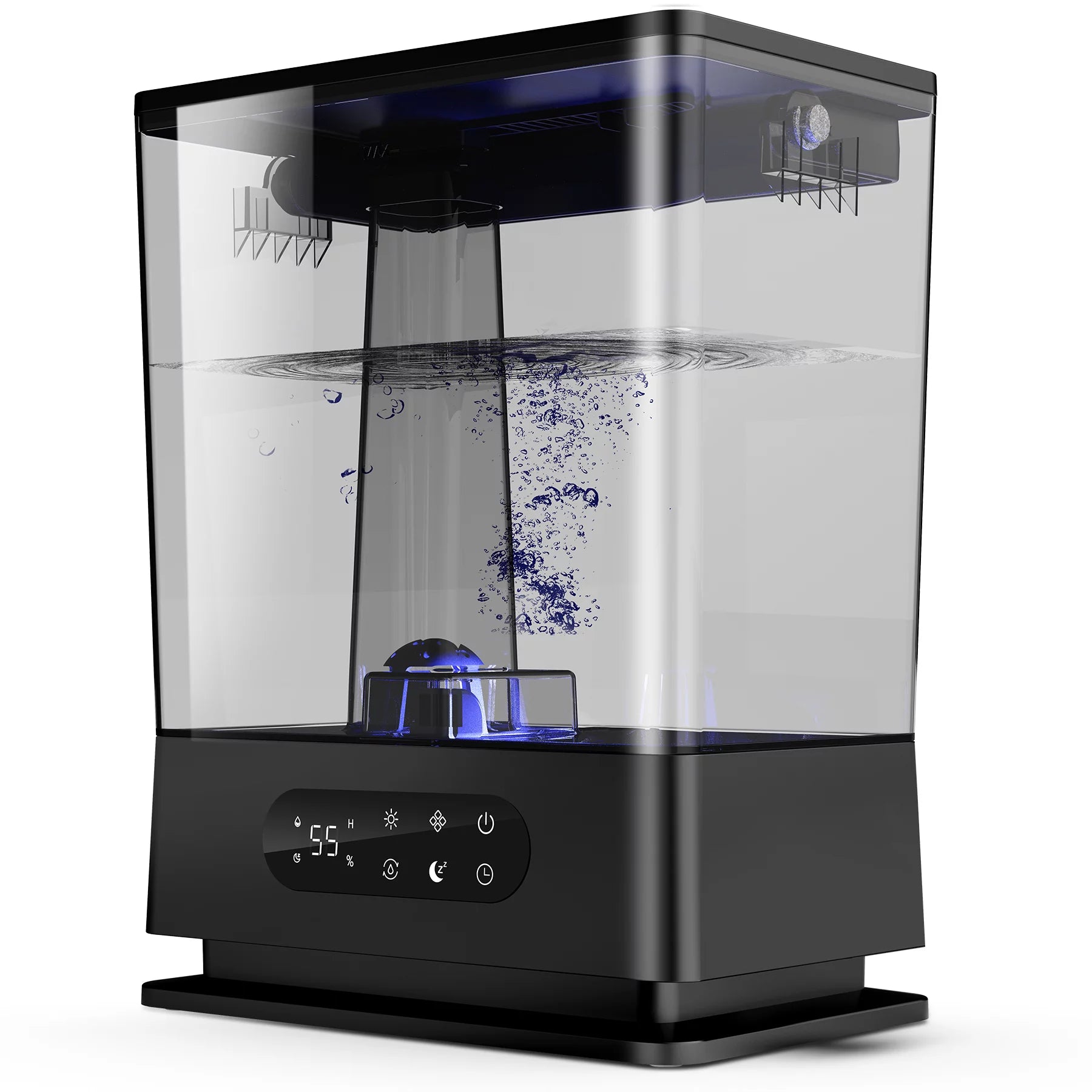 KLOUDIC 6.5L Large Humidifier Cool Mist Humidifier for Home,Black、mySite、fannypackpong