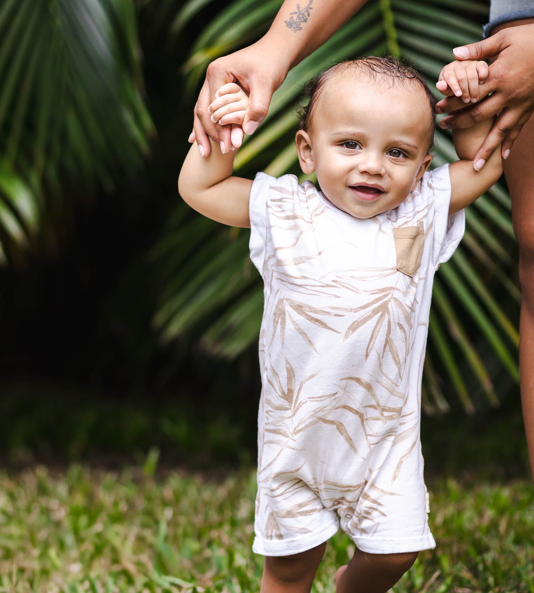  Shady Palms Organic Baby Boy Romper、mySite、layawaytickets