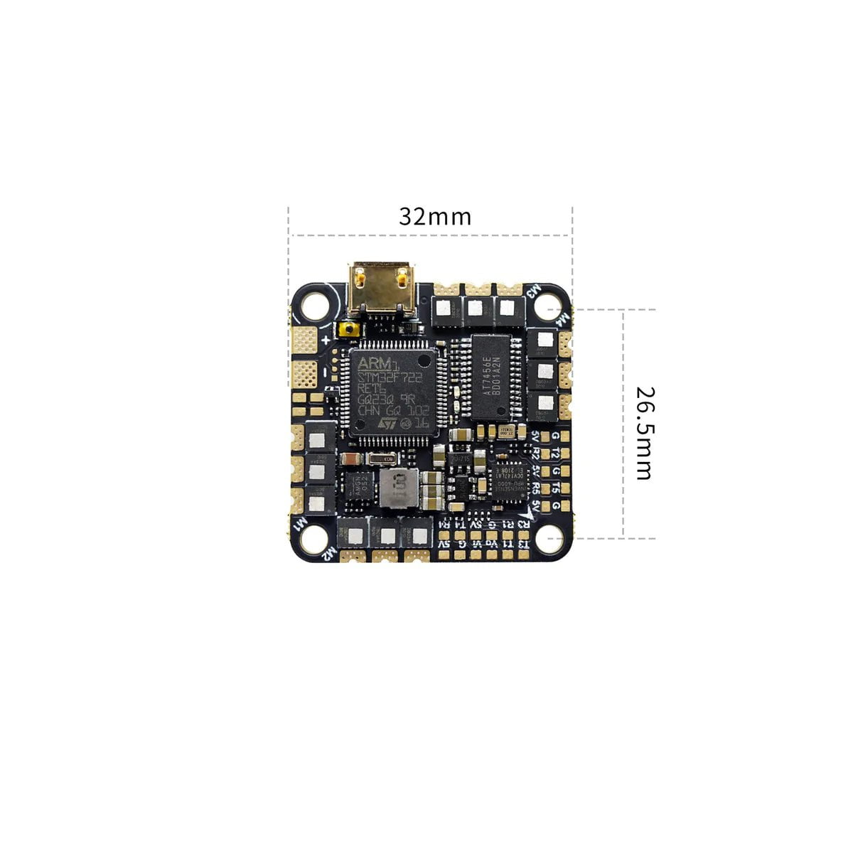  GEPRC F722 2-6S F7 AIO w/ 45A 8-bit ESC、mySite、merchandisen