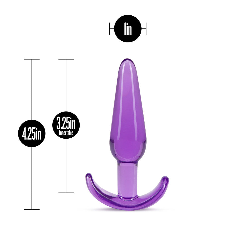 B Yours By Blush® | Slim Blue 4.25-Inch Anal Plug、mySite、bottomscart