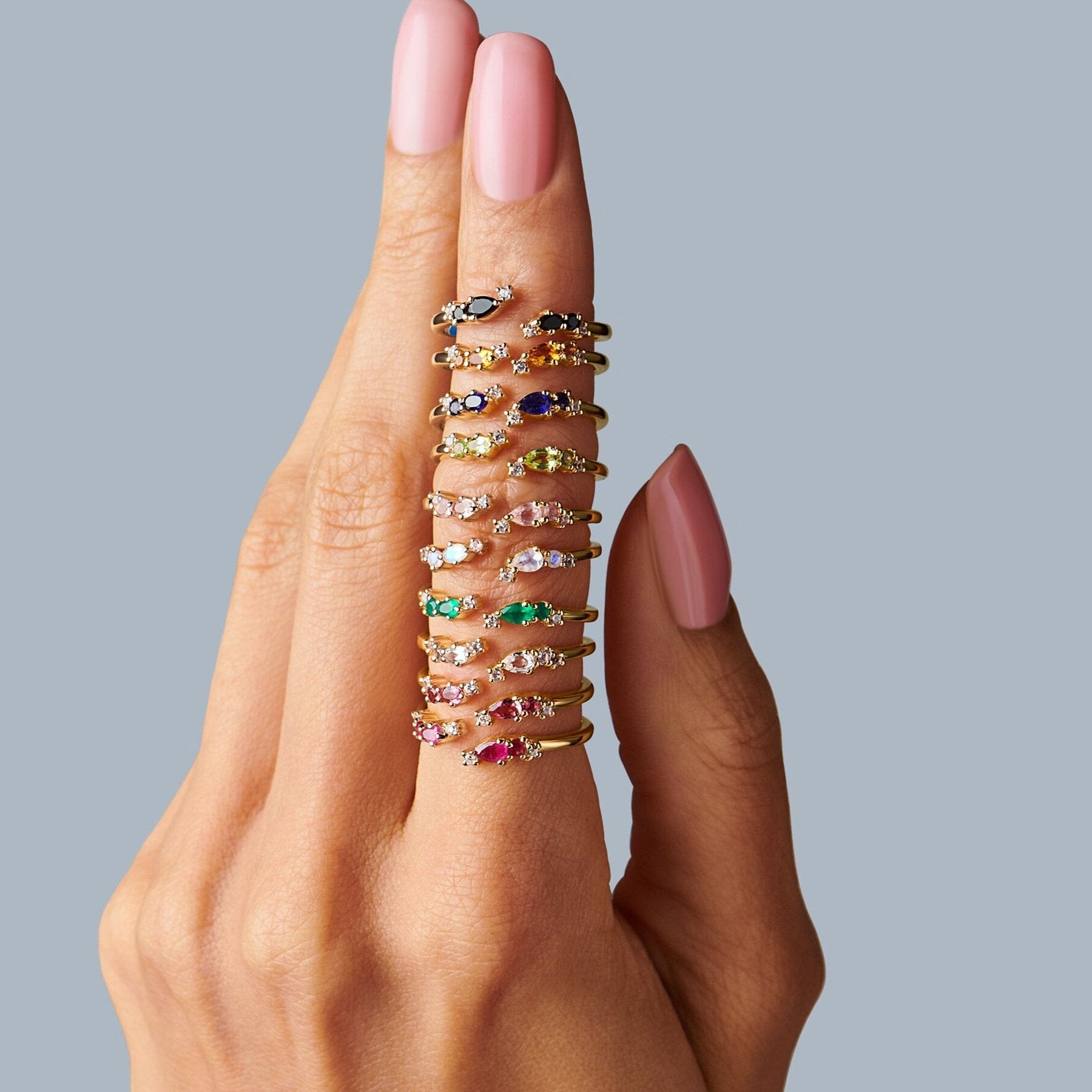 Adjustable Garnet Ring Flourish - January Birthstone、mySite、hinf8tx79