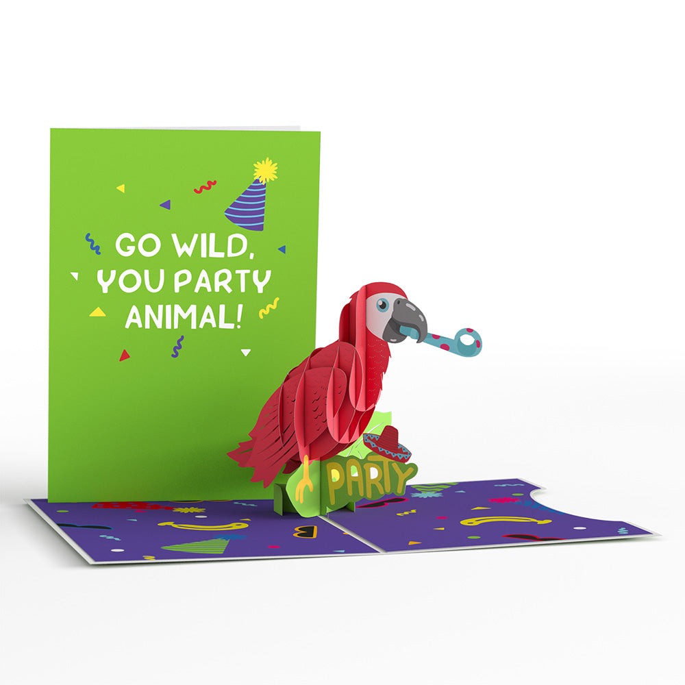 Birthday Party Animals 4-in-1 Nesting Card、mySite、solidvoid