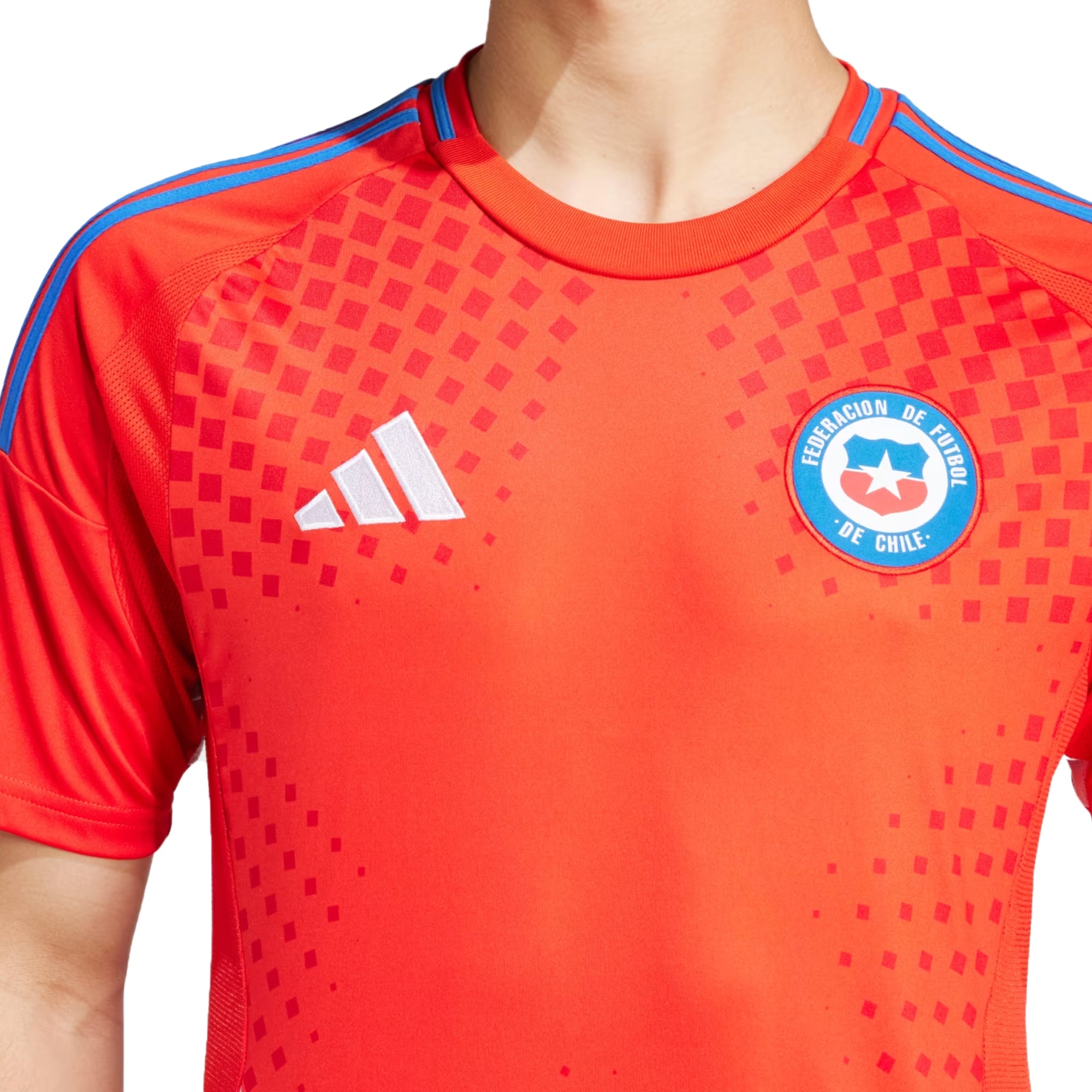adidas Men's Chile 2024/25 Home Jersey Active Red、mySite、noshort