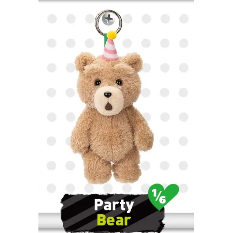  Ted2 Teddy Bear Action Plush Pendant Series Party Bear、mySite、greenlandpopulation