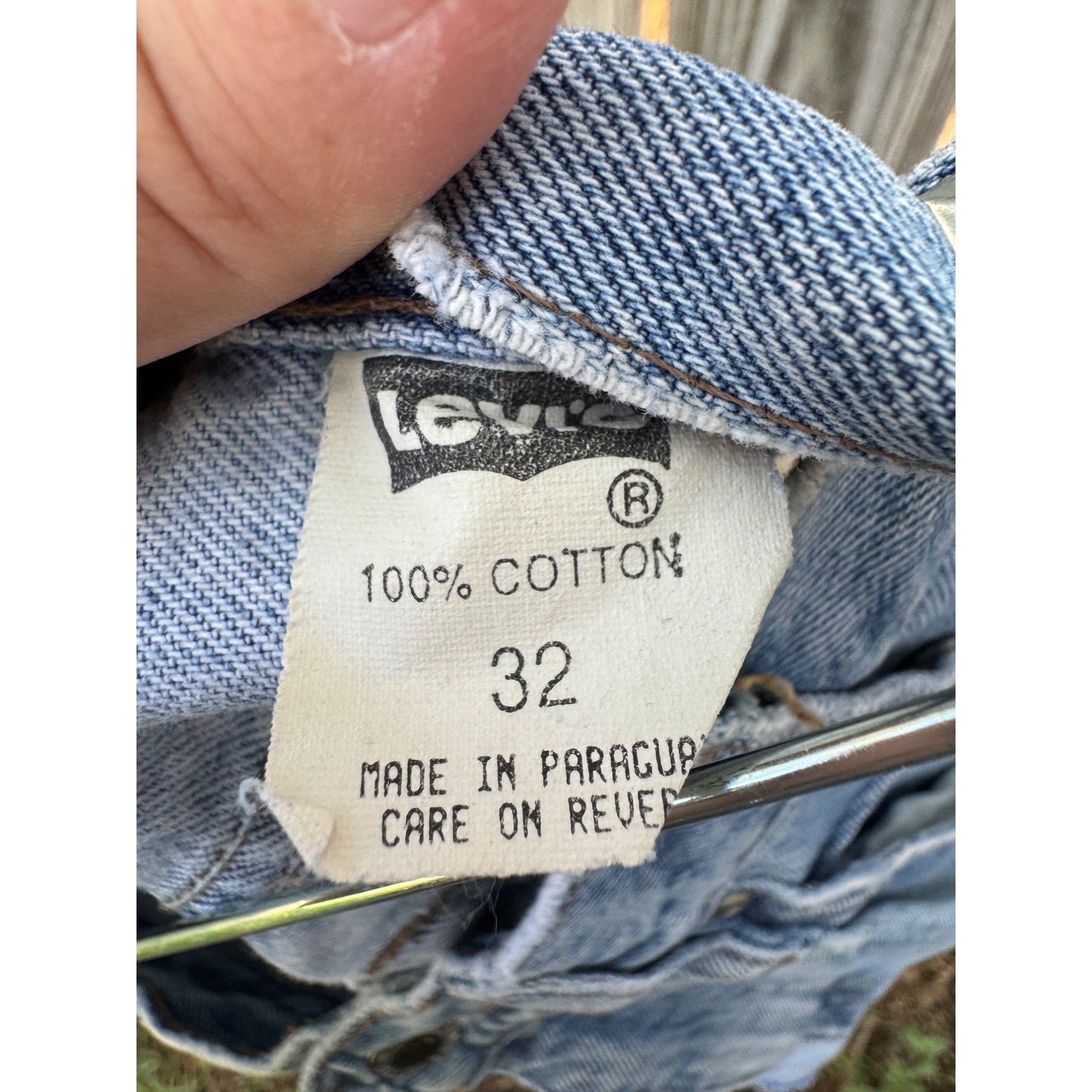 90's Levi's silverTab Medium Wash Cut Off Raw Hem Denim Jean Shorts 32、mySite、garagedoors4me