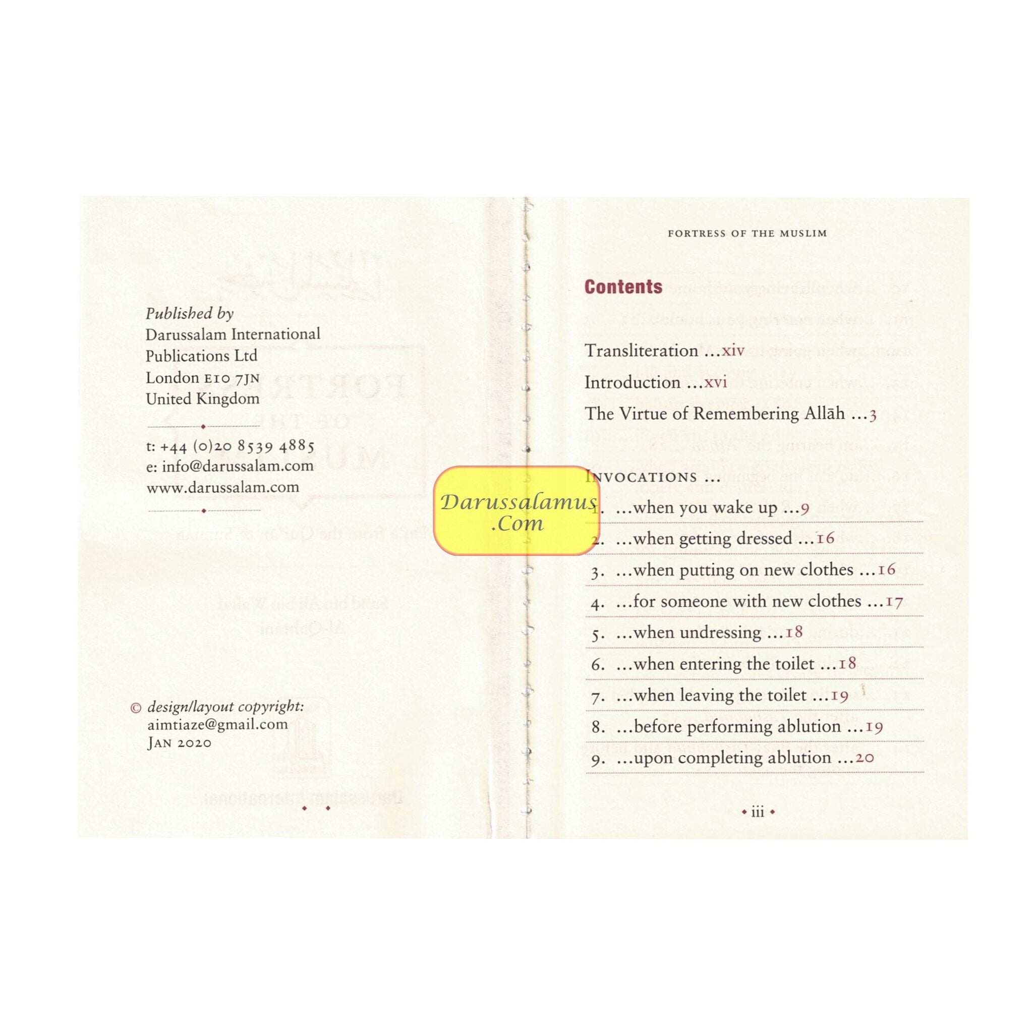 Fortress Of The Muslim(Pocket Size),Du'a from the Qur'an and Sunnah By Shaykh Said bin Ali al-Qahtani、mySite、topwebapps