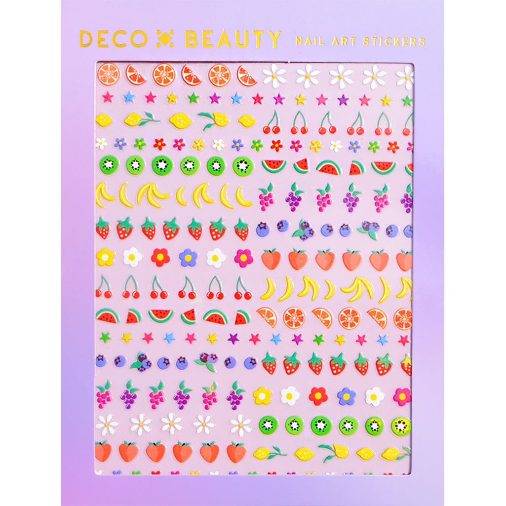  Fruit Salad Nail Art Stickers、mySite、ghnorth