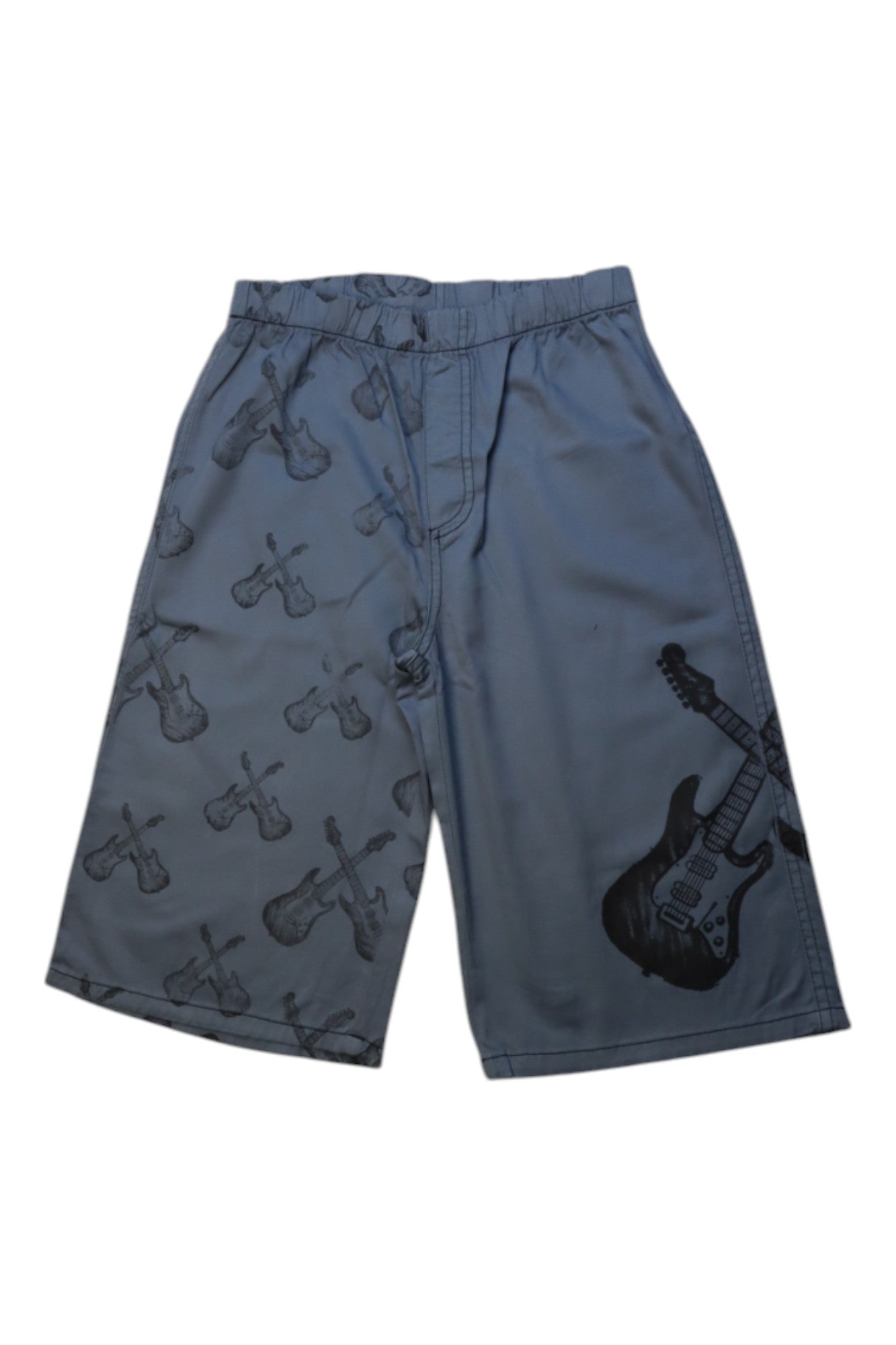 City Threads Guitar Print Shorts 12Y、mySite、g9winljtr