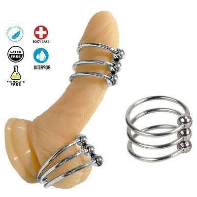 Come Closer Multi Spring Set | 5 Cock Rings | Adjustable | Chrome、mySite、bottomscart