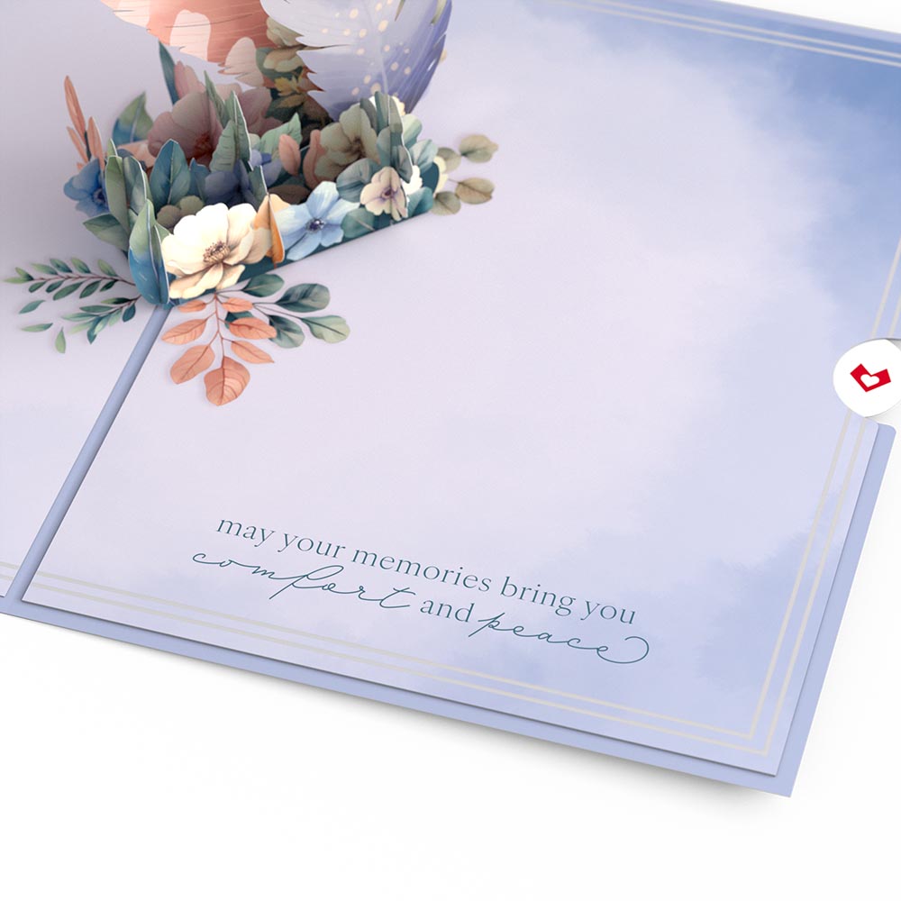 Nothing Loved Is Ever Lost Sympathy Pop-Up Card、mySite、solidvoid