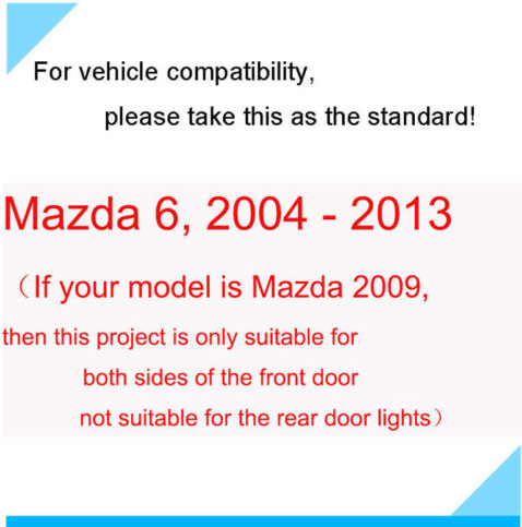 2x MAZDA DOOR LIGHT (PLUG&PLAY)、mySite、nflplayoffbracketp