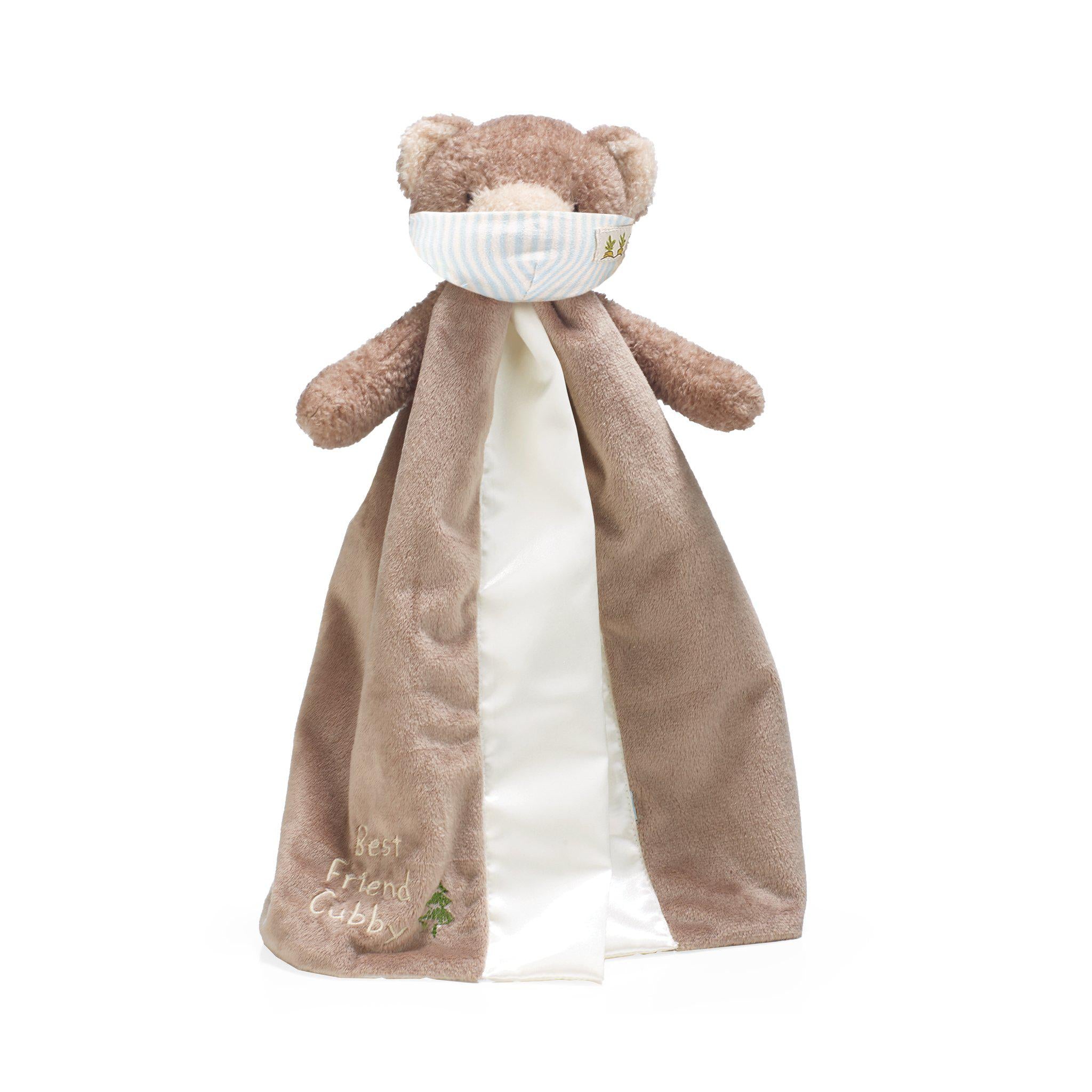 RETIRED - Cubby the Bear Buddy Blanket with Face Mask、mySite、g9winljtr