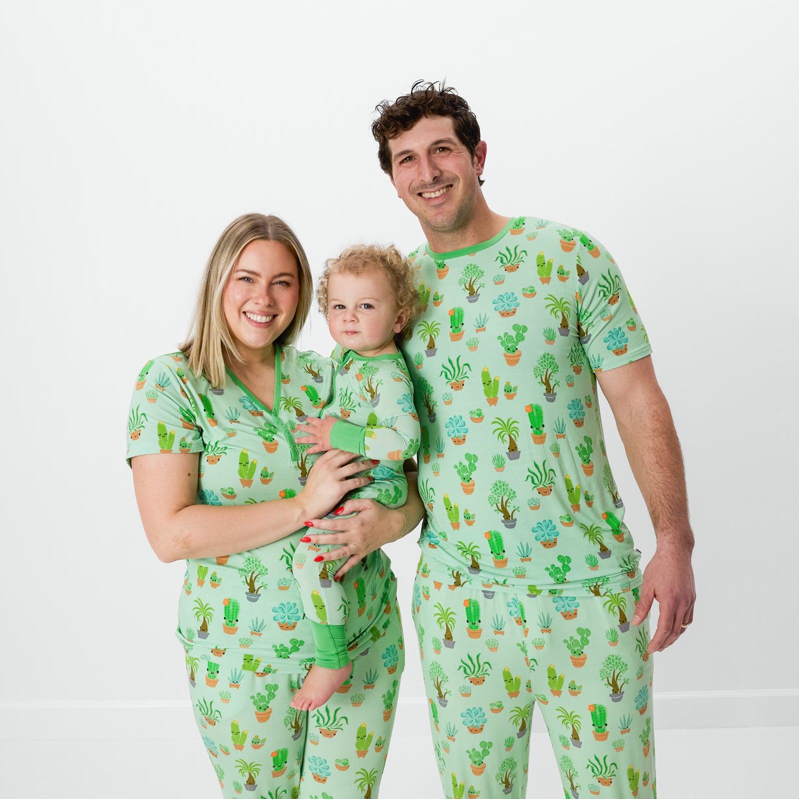 Succulent Love Men's Short Sleeve Pajama Top、mySite、g9winljtr