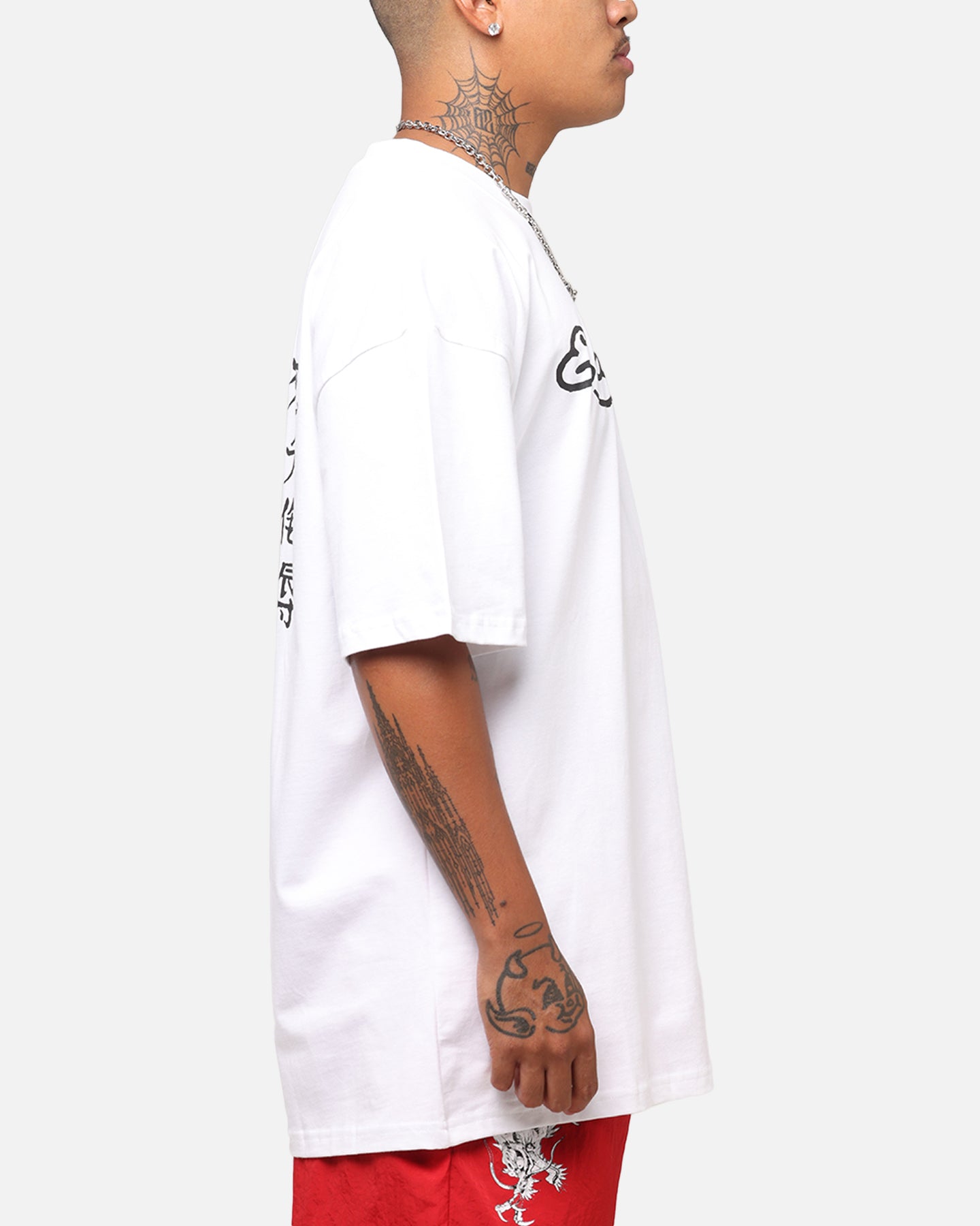 Ed Hardy Tiger Stamp T-Shirt White、mySite、zt4zffjzw