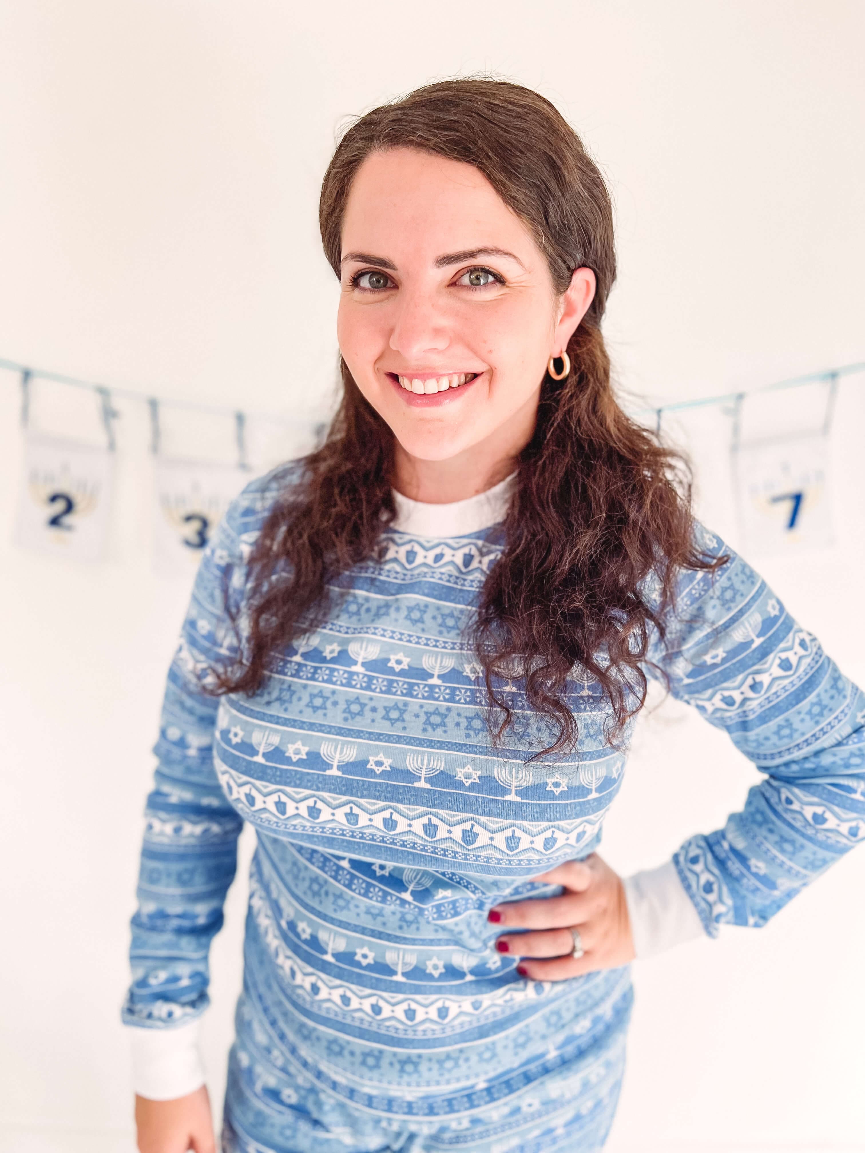 Hanukkah Fair Isle Pajamas - (Adults Unisex Sizes XS - XL)、mySite、topwebapps