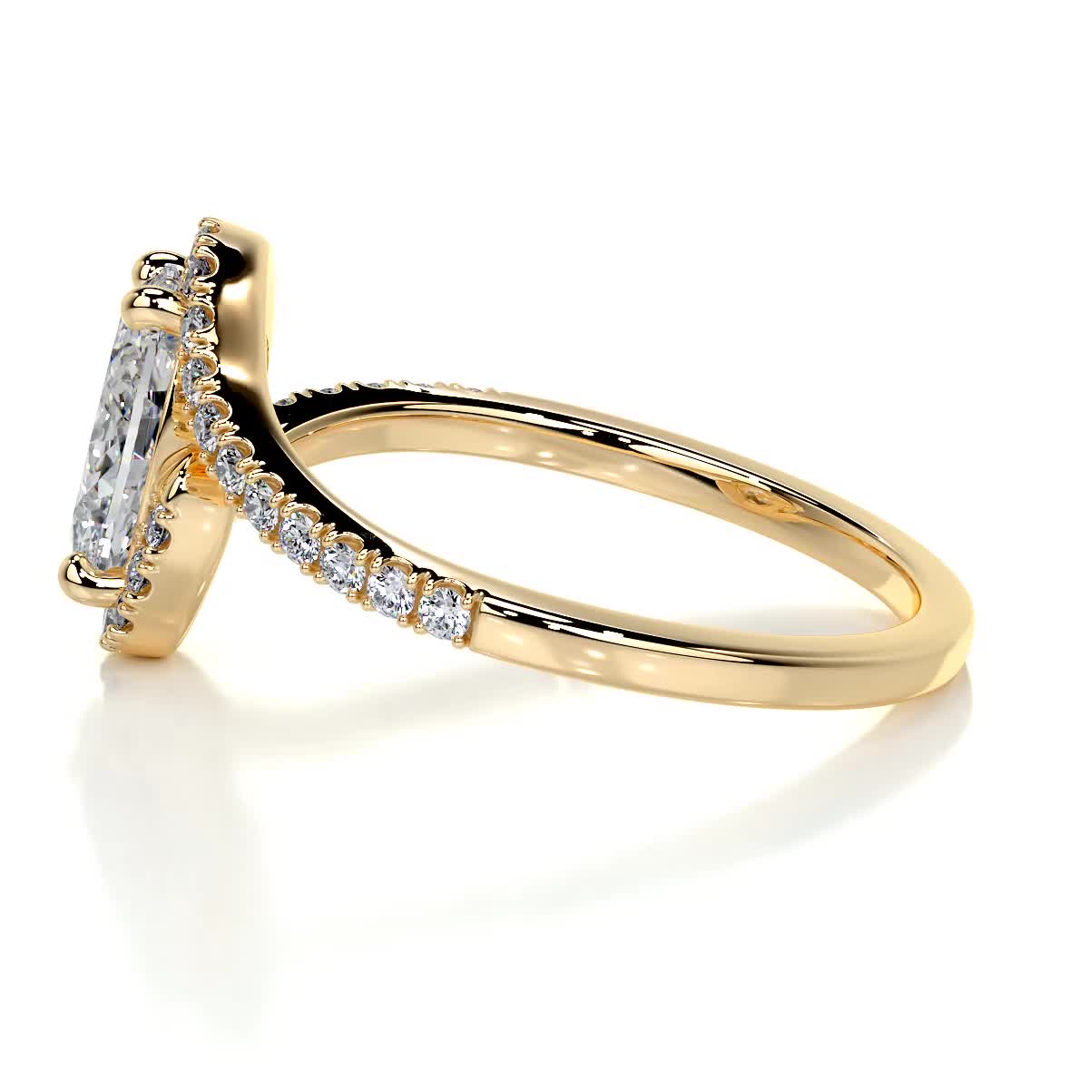 Stella Lab Grown Diamond Ring -18K Yellow Gold (RTS)、mySite、hinf8tx79