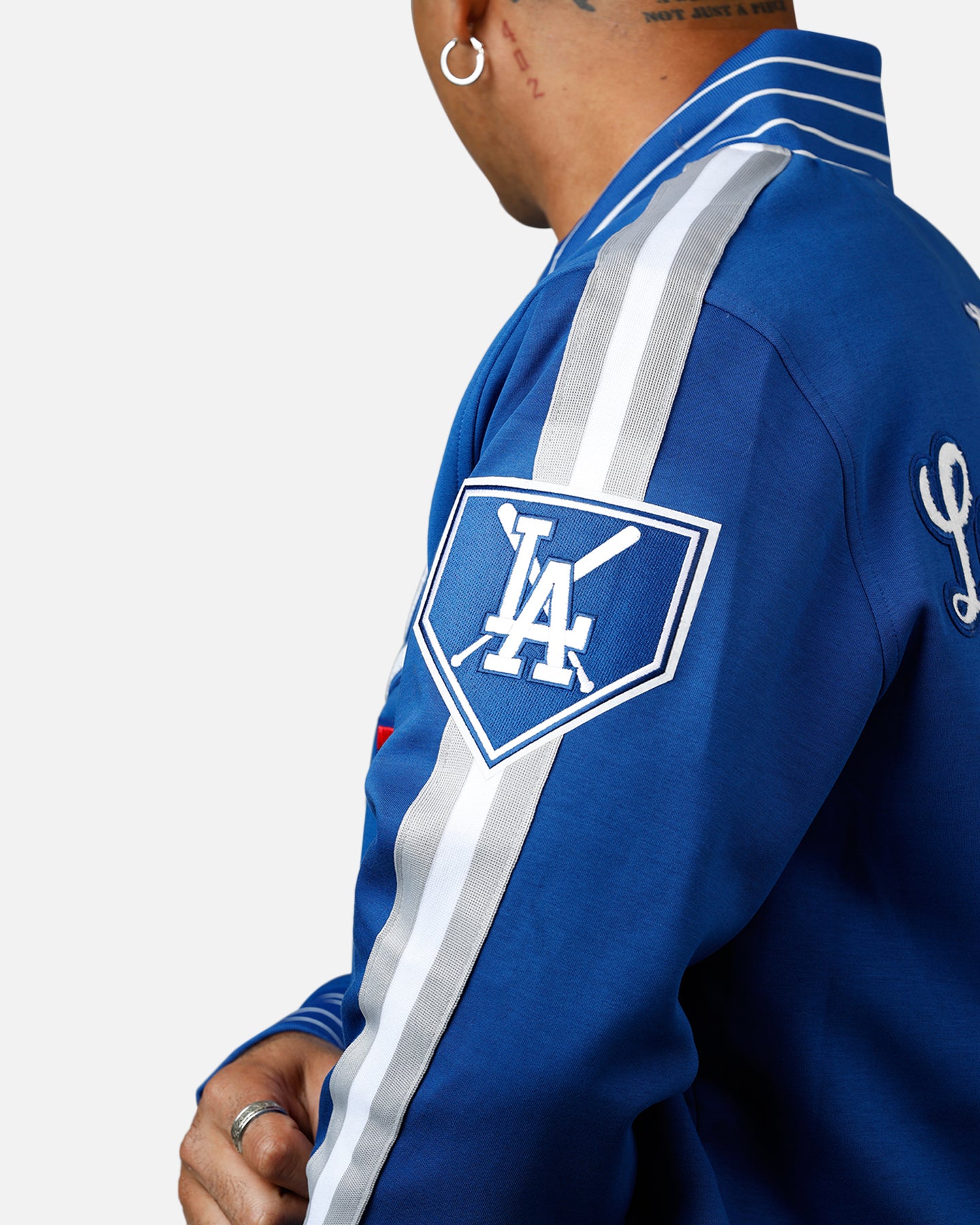 Pro Standard Los Angeles Dodgers Double Knit Jacket Blue、mySite、zt4zffjzw