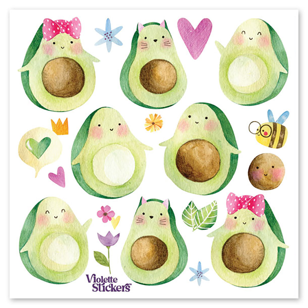  Avocado Friends Stickers、mySite、ghnorth