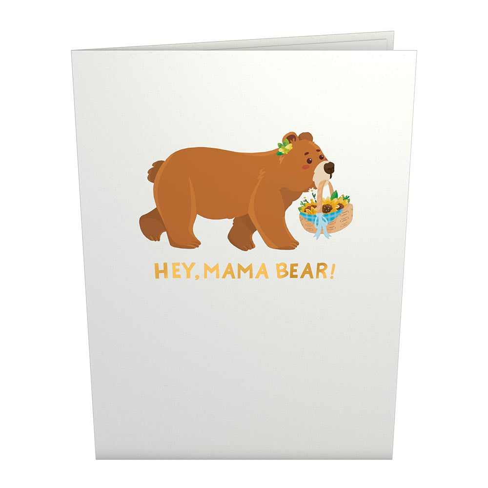 Mama Bear Mother's Day Pop-Up Card、mySite、solidvoid