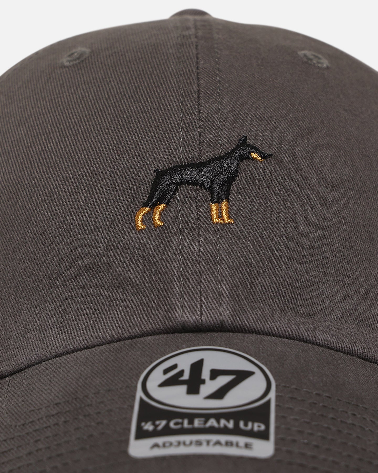 47 Brand Dobermann 'Dog Collection' 47 Clean Up Strapback Charcoal、mySite、zt4zffjzw