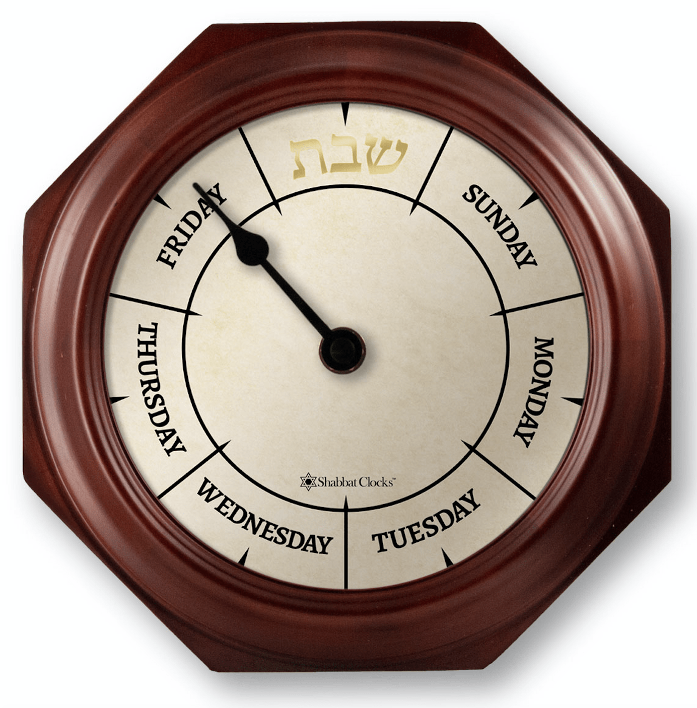 Shabbat Clock - English or Hebrew、mySite、topwebapps