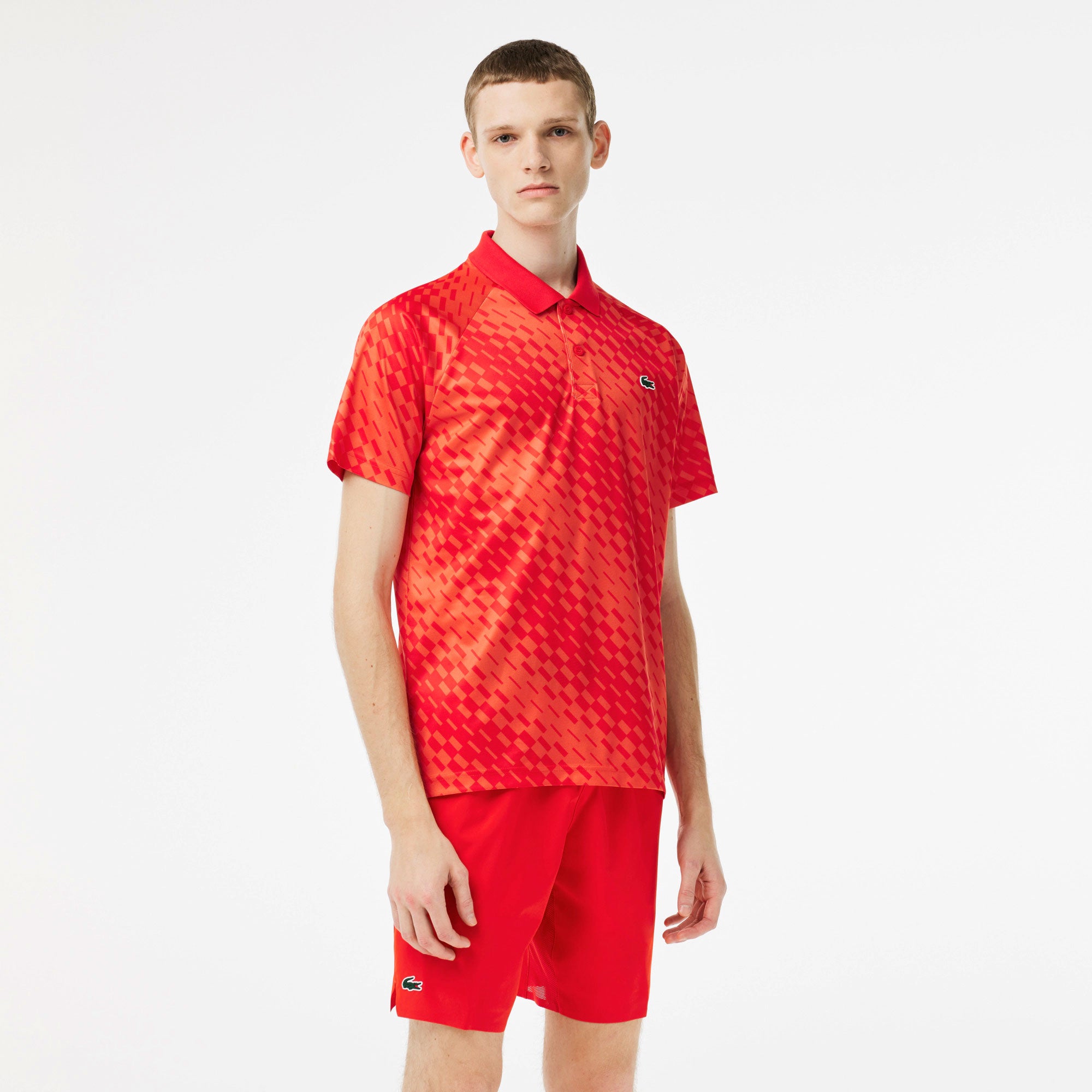 Lacoste x Novak Djokovic Ultra Dry Men's Pique Tennis Polo