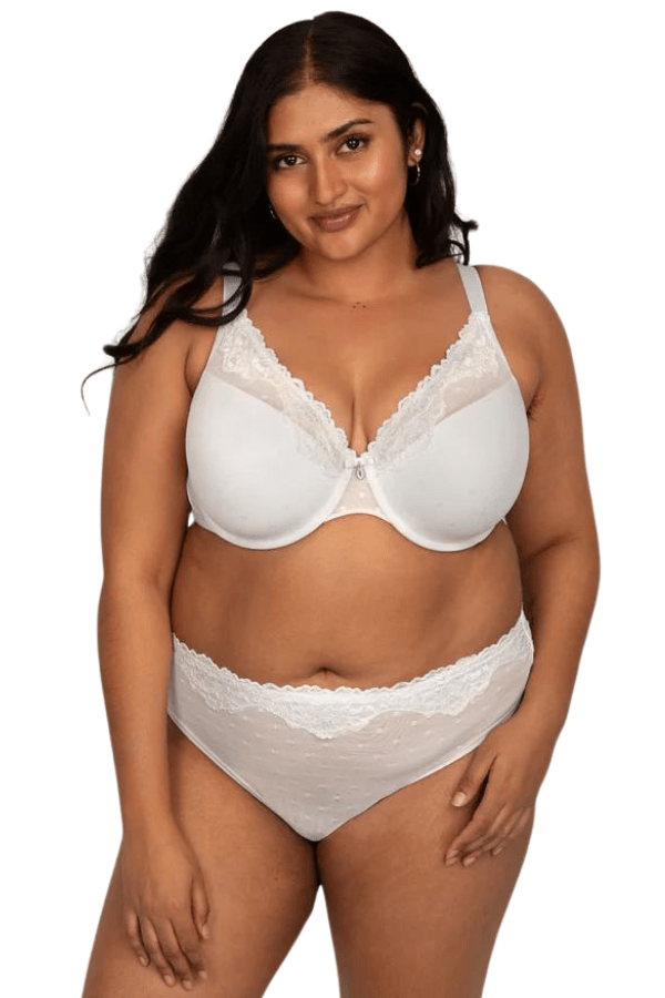 Sheer Whisper High Cut Brief - White、mySite、bengalsvssteelers