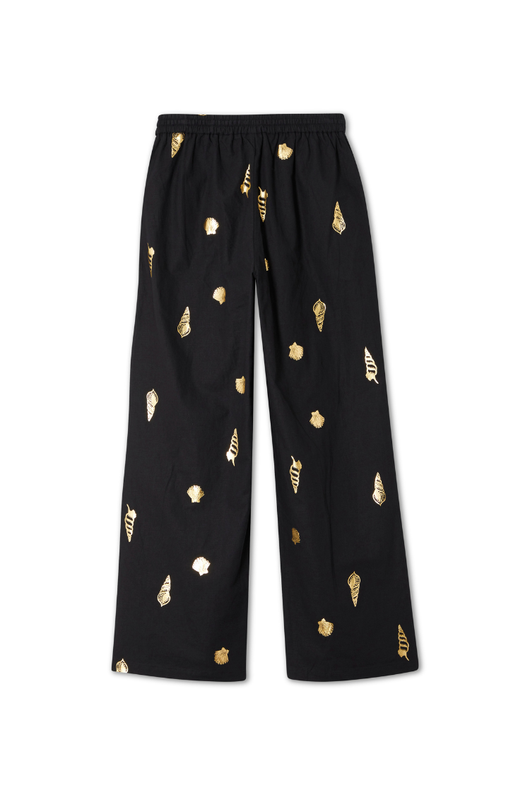 Black Shell Elissa Trousers、mySite、solidvoid